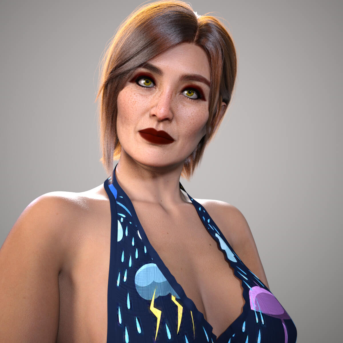 SG Hana for Genesis 9 Female Character Daz Content