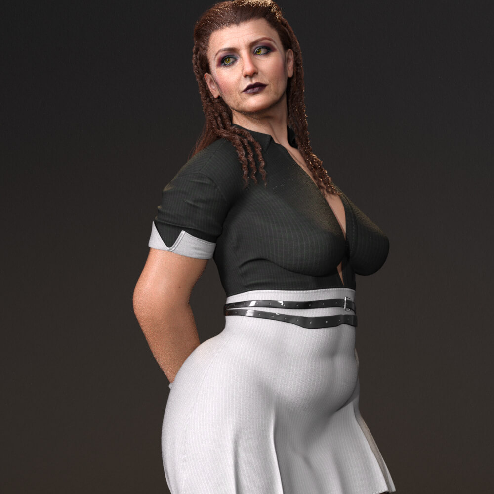 SG Yuri for Genesis 9 Female Character Daz Content