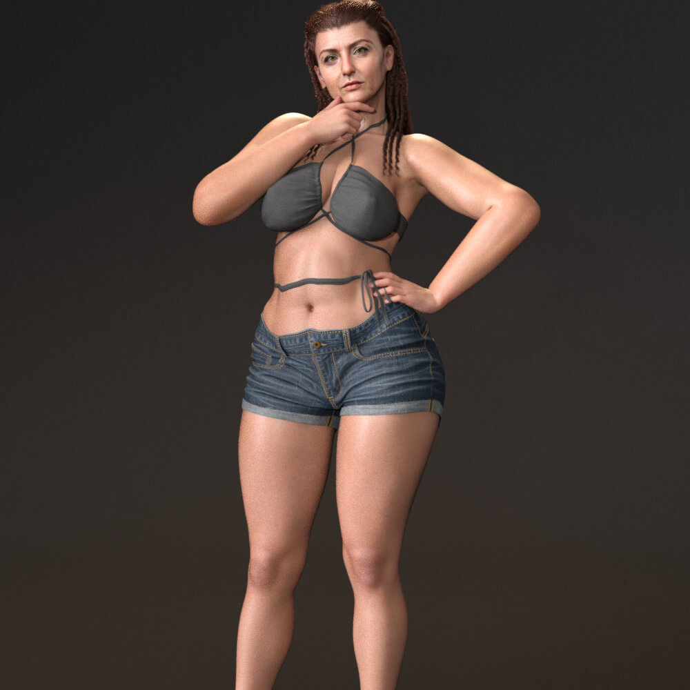 SG Yuri for Genesis 9 Female Character Daz Content