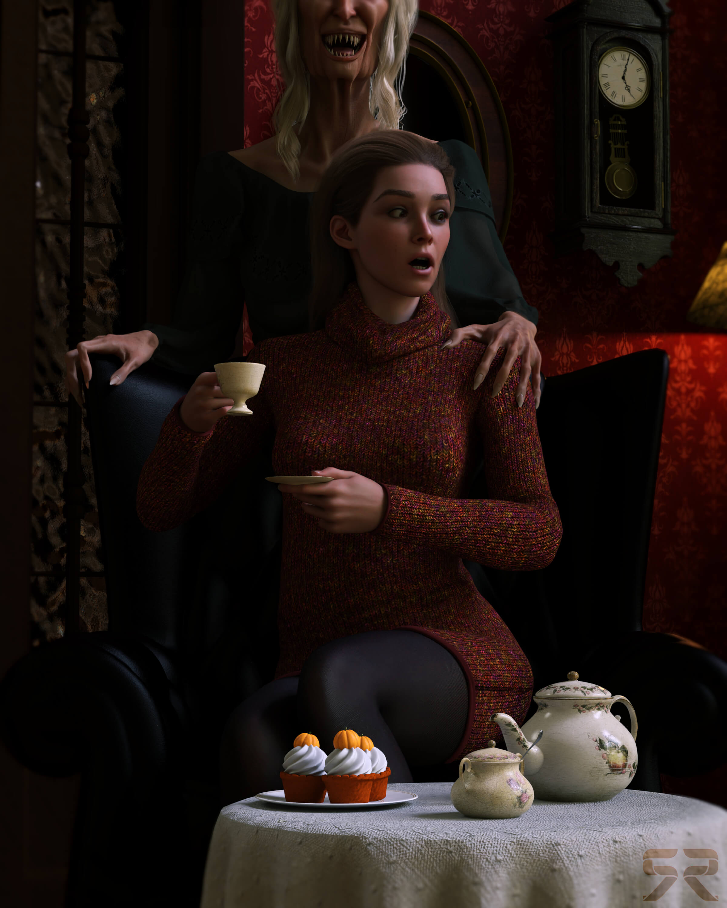 I insist 3D Render, Digital Artwork by Salvor Ross