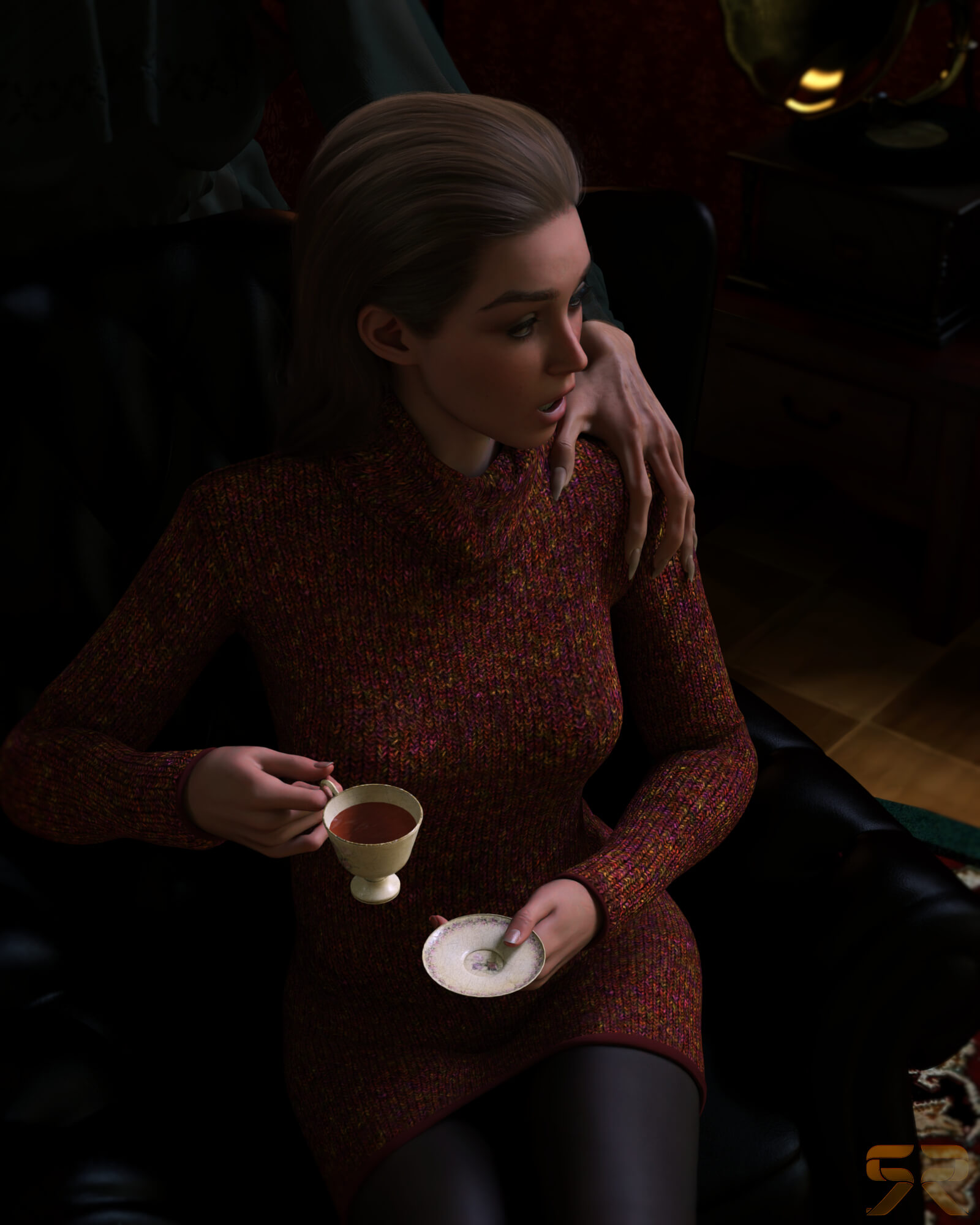 I insist 3D Render, Digital Artwork by Salvor Ross