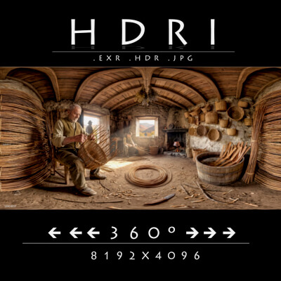 The Last Basketweaver Spain 360 VR HDR Workshop Interior