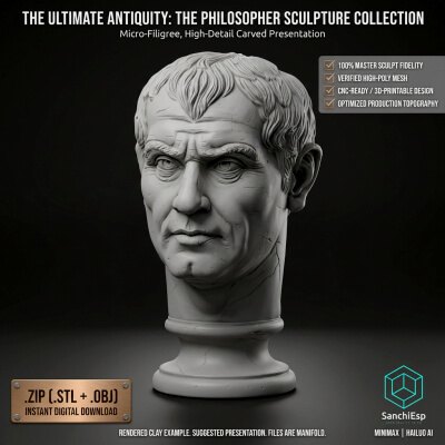 The Philosopher: Classical Antiquity Portrait