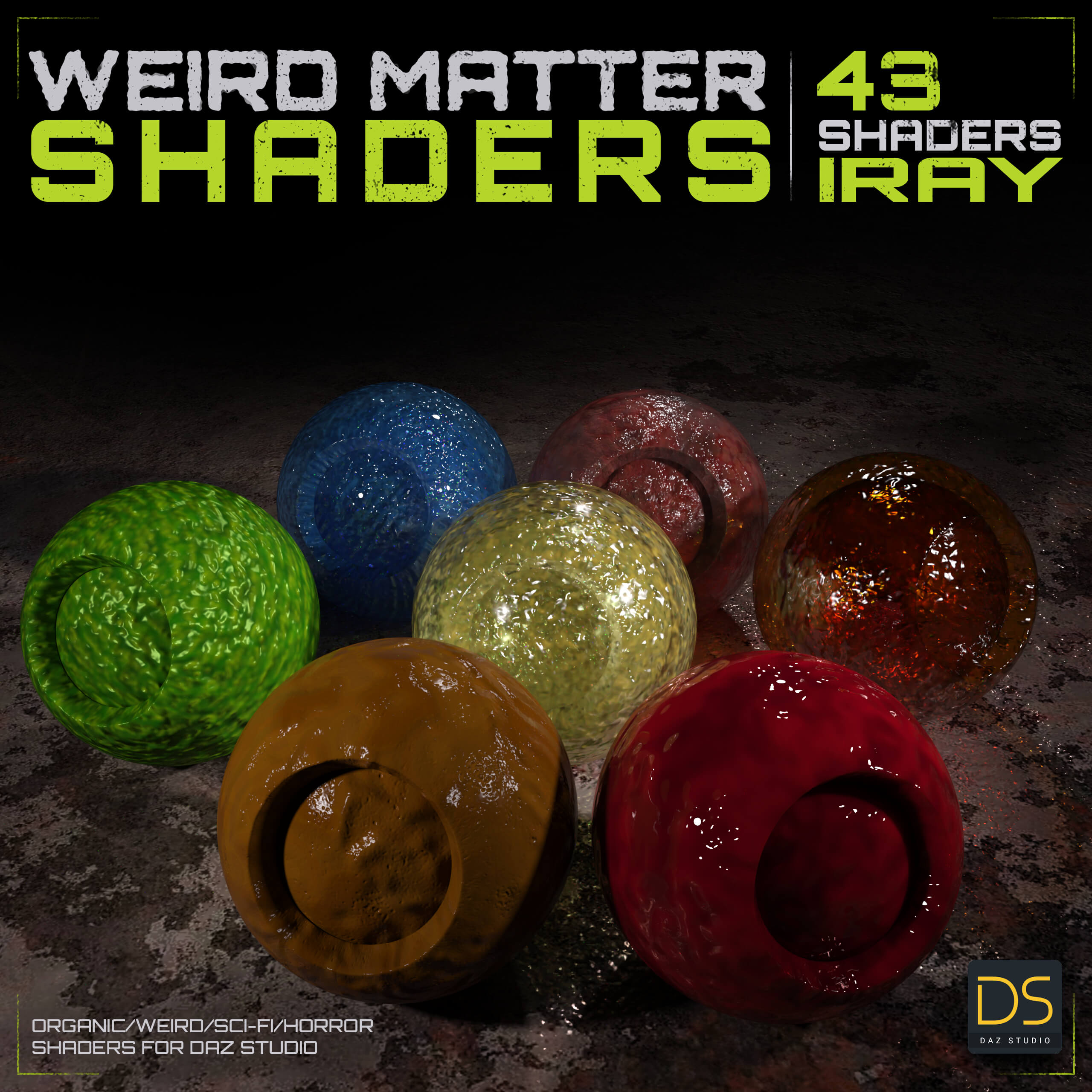 Weird Matter Shaders Daz Content