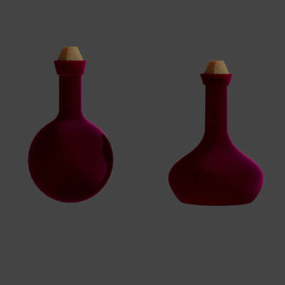 Set of Vials for Mana Potions