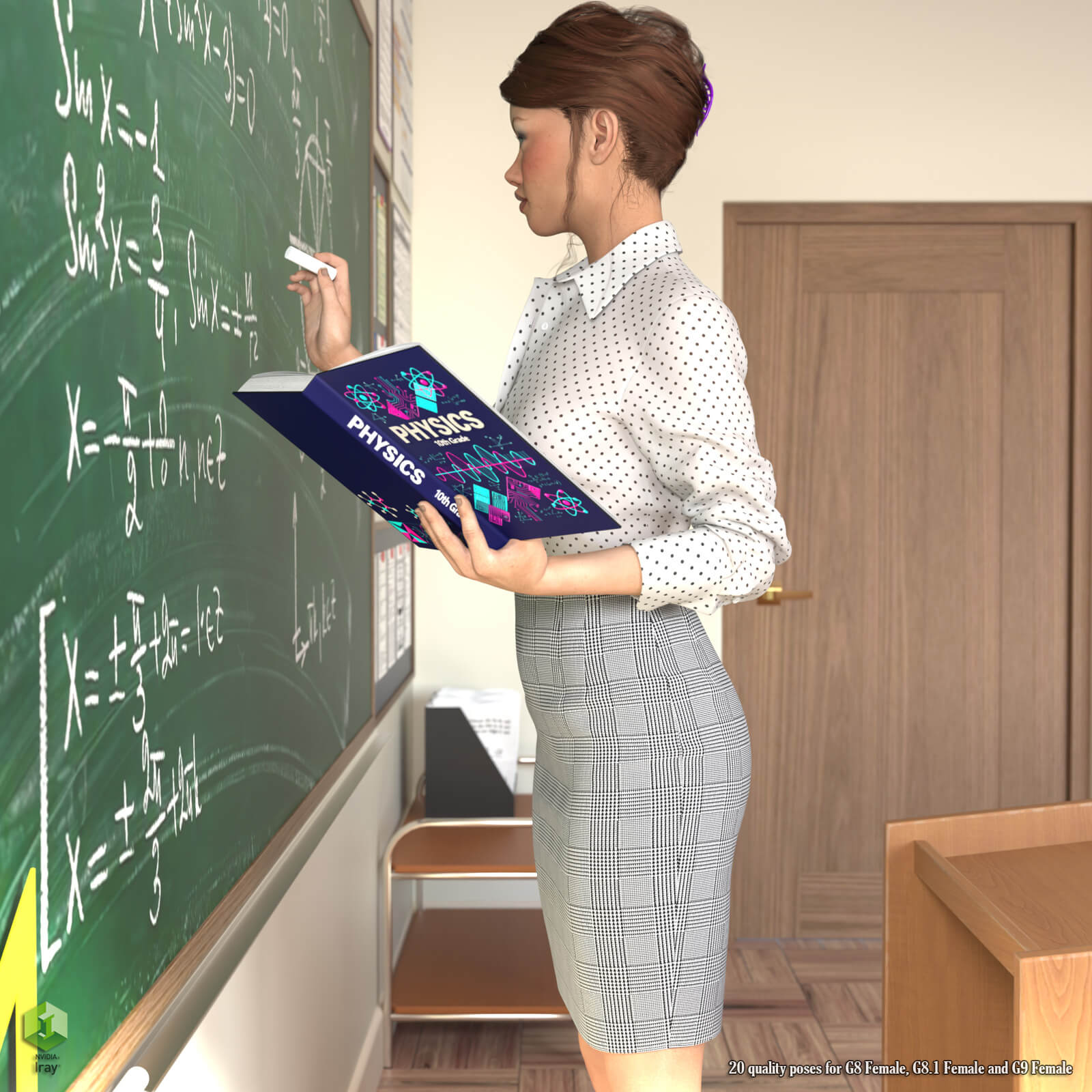 STZ Hot Teacher Daz Content