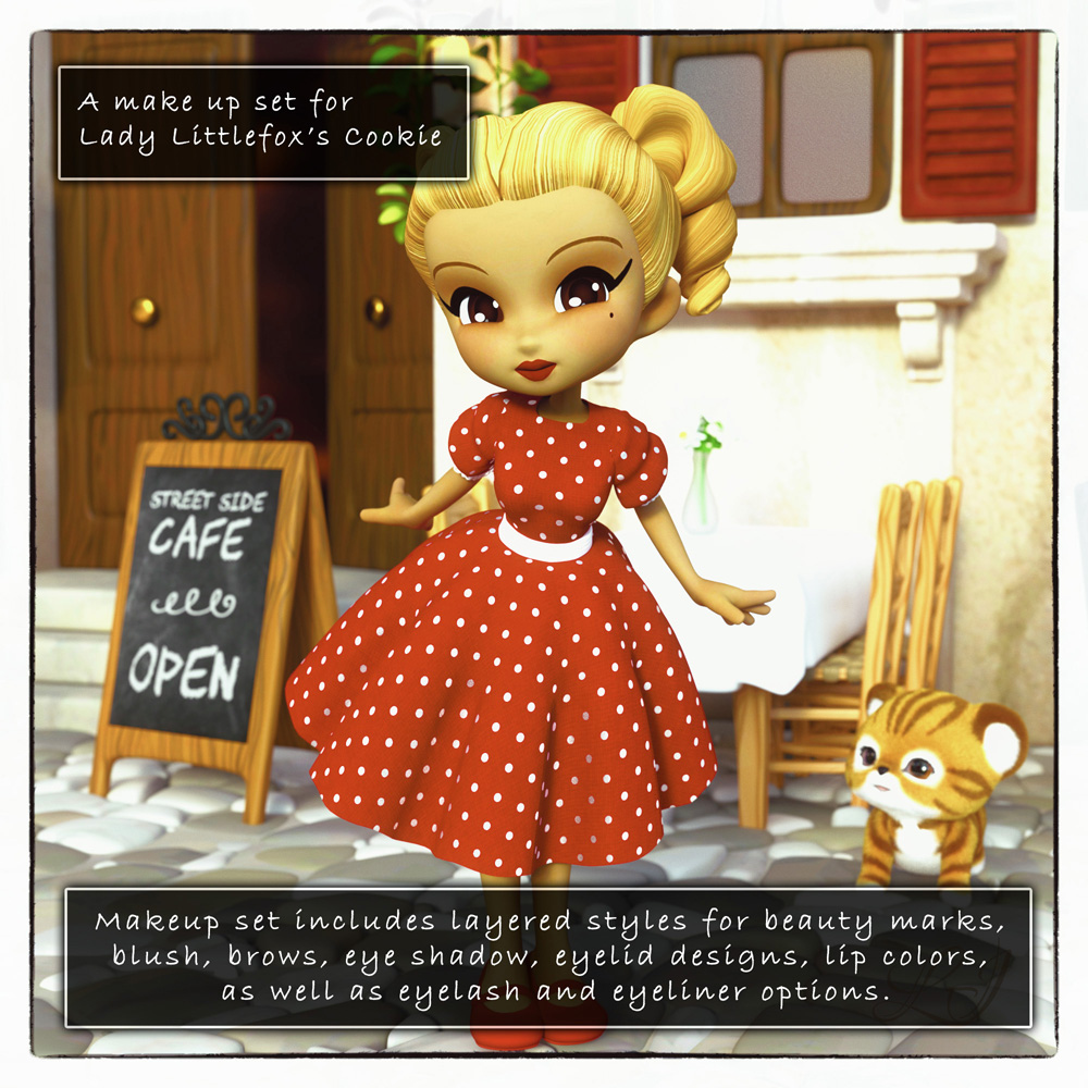SB Cookie Makeups Daz Content