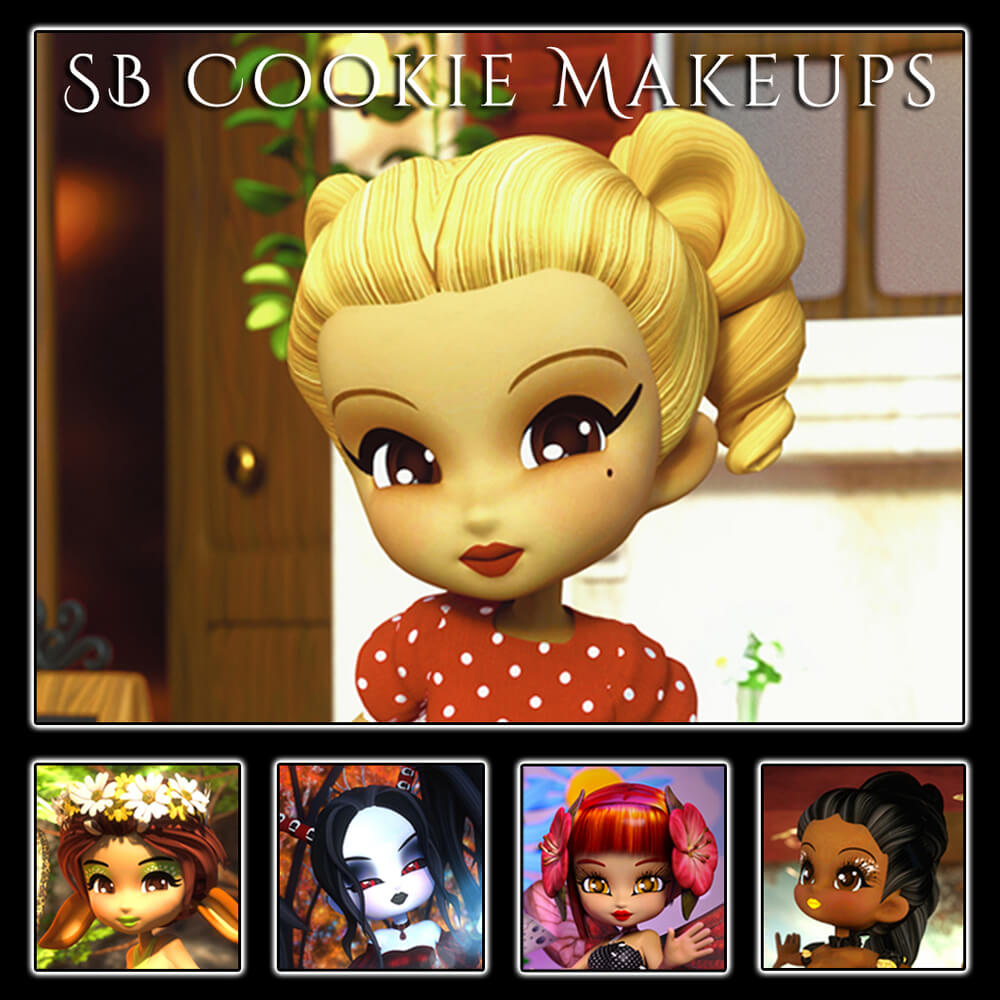 SB Cookie Makeups Daz Content