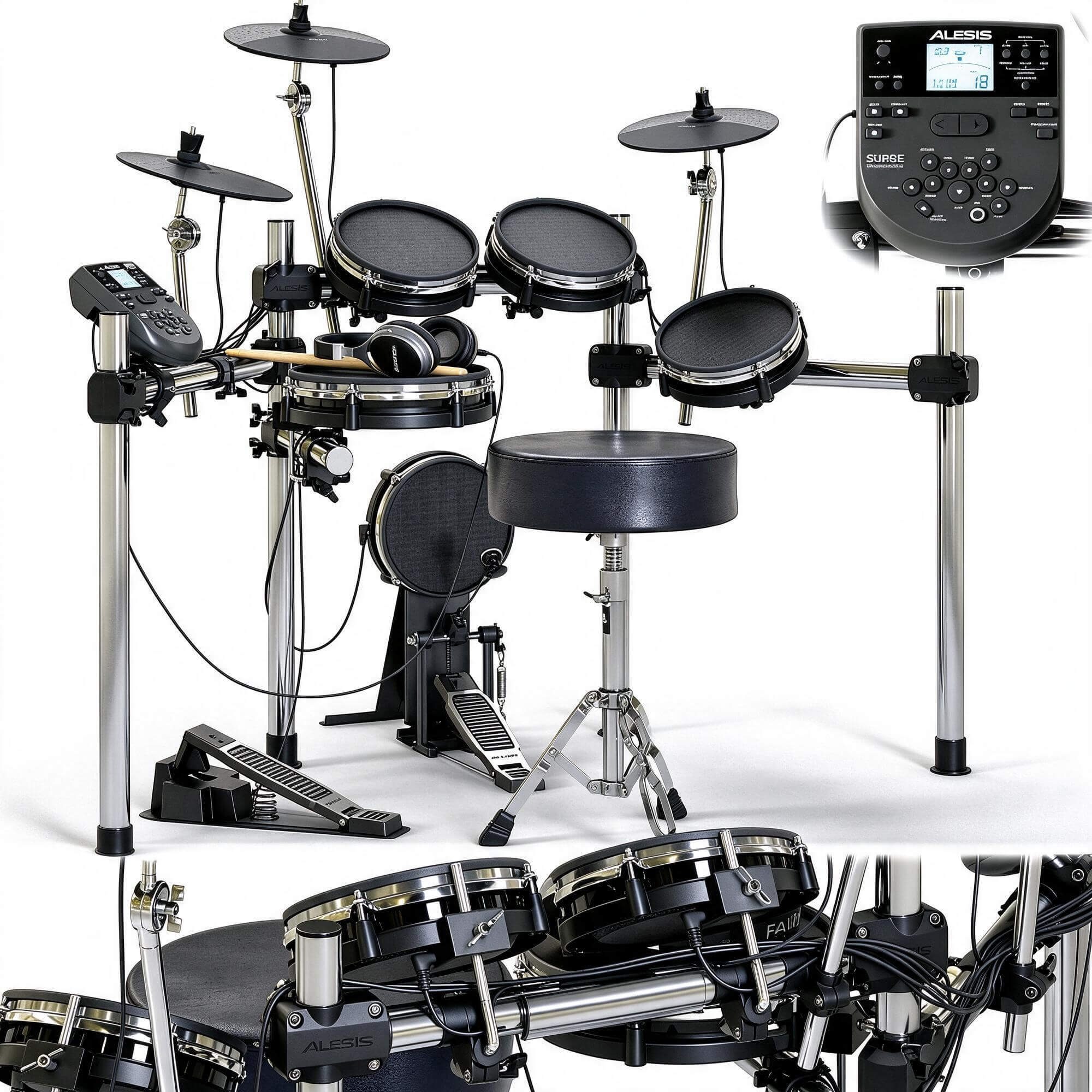 Alesis Surge Electronic Drum Kit 3D Model 3D Model