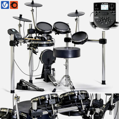 Alesis Surge Electronic Drum Kit 3D Model