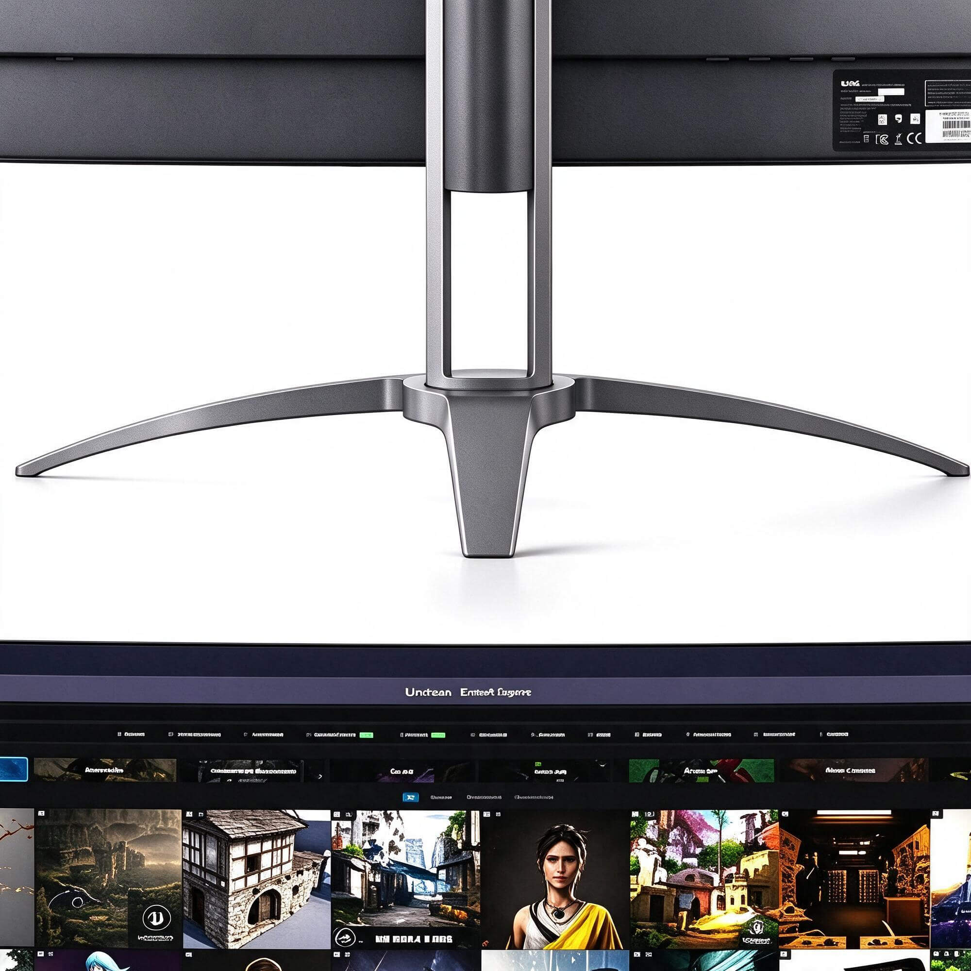 AOC Ultrawide Curved Gaming Monitor 3D Model 3D Model
