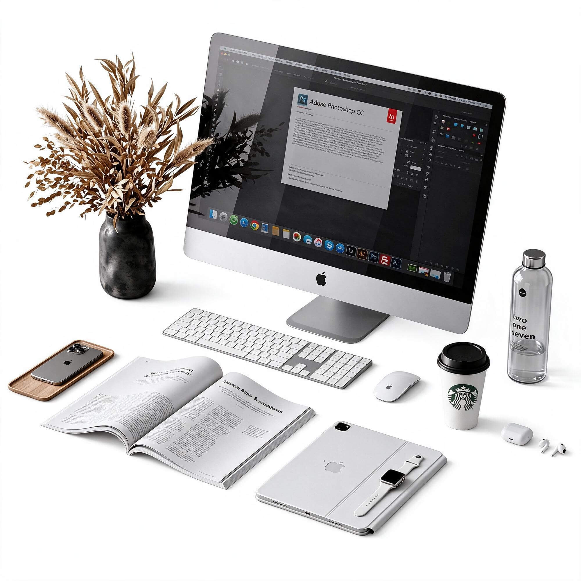 Apple Designer Desktop Workspace Set 3D Model 3D Model