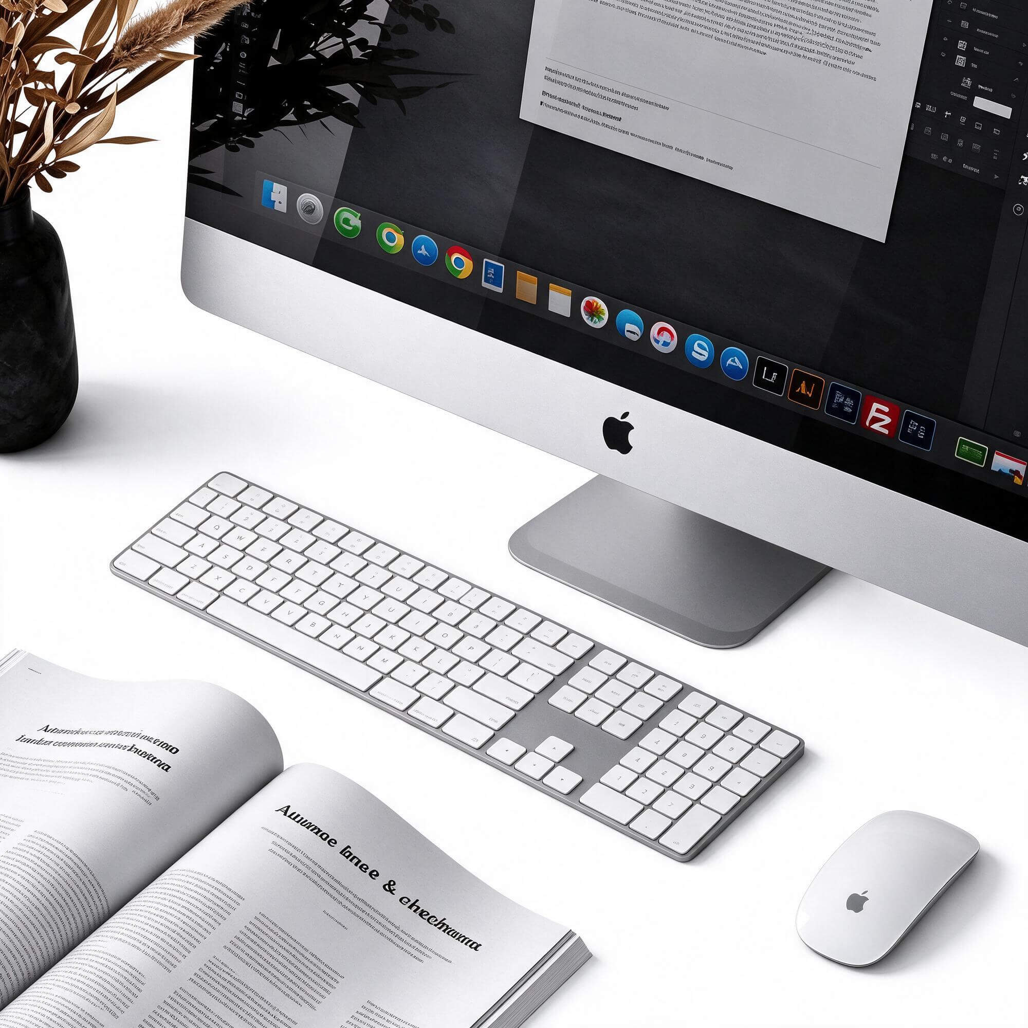 Apple Designer Desktop Workspace Set 3D Model 3D Model