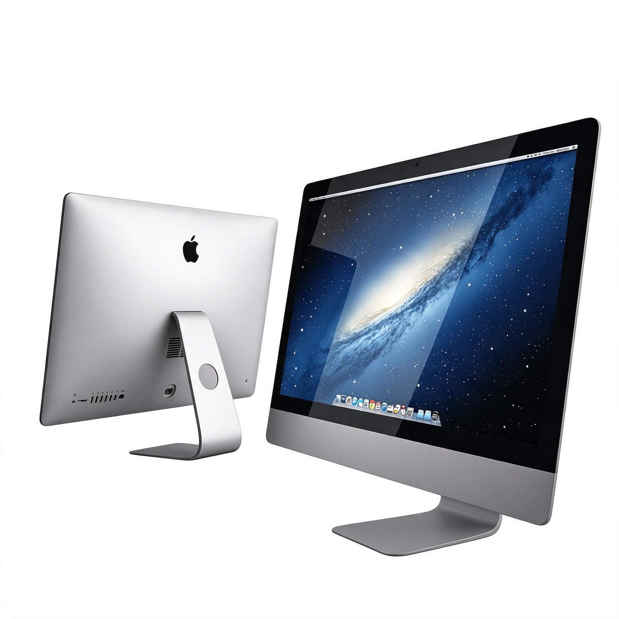 Apple iMac All in One PC Front and Back View 3D Model 3D Model