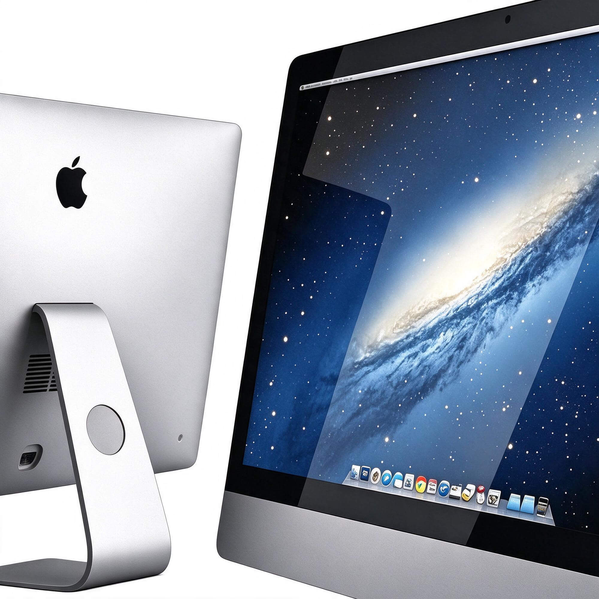 Apple iMac All in One PC Front and Back View 3D Model 3D Model