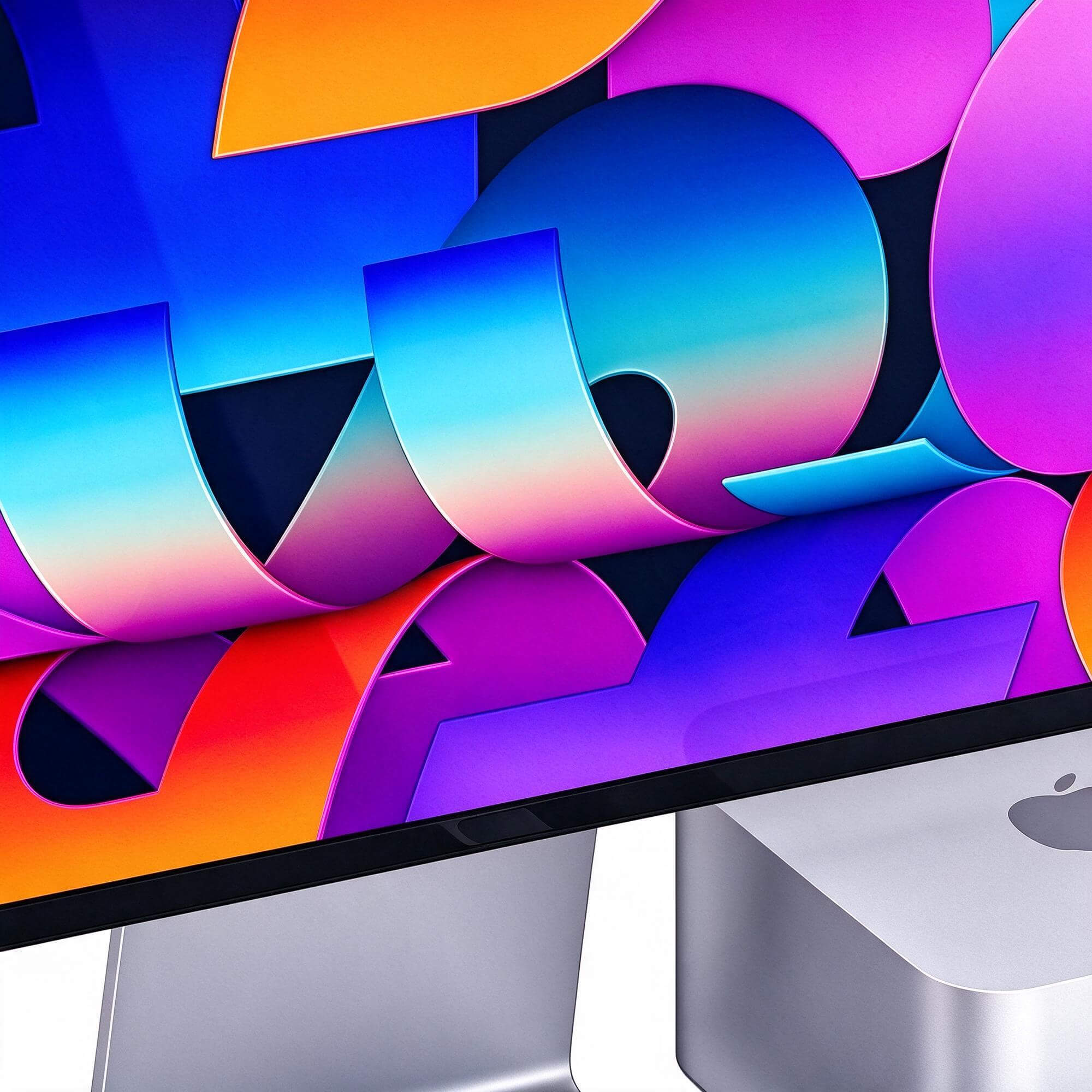 Apple Mac Studio with Display Mouse and Trackpad 3D Model 3D Model