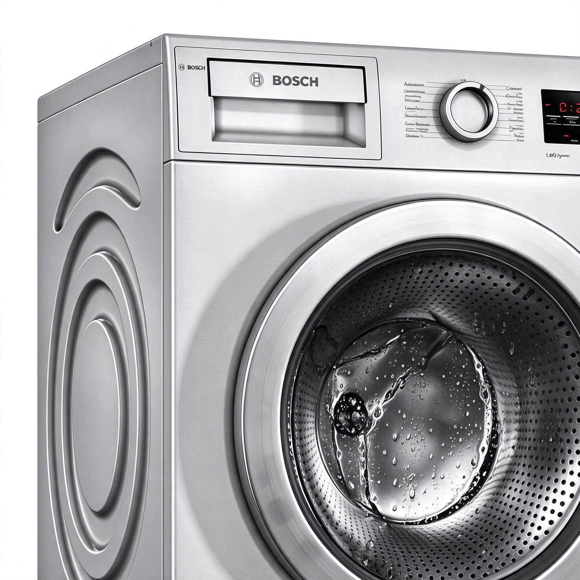 Bosch Front Load Washing Machine 3D Model 3D Model