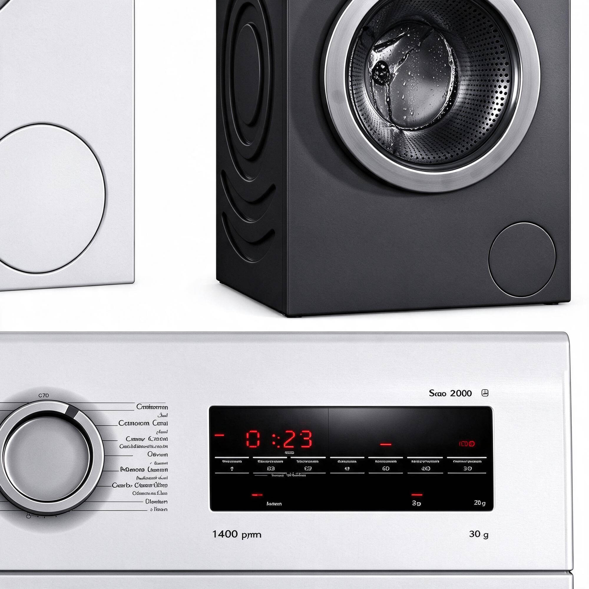 Bosch Front Load Washing Machine 3D Model 3D Model
