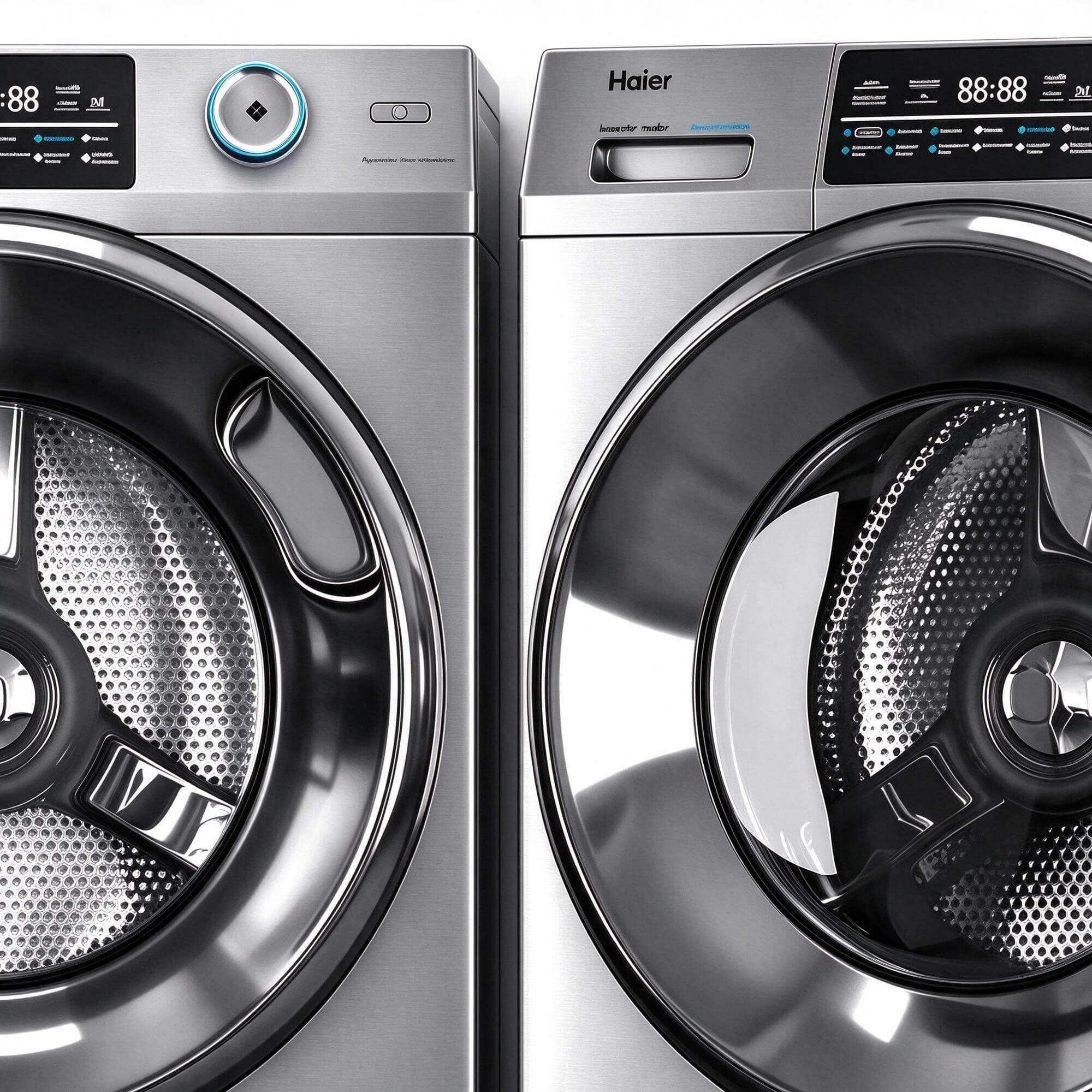 Haier Inverter Front Load Washing Machine 3D Model 3D Model