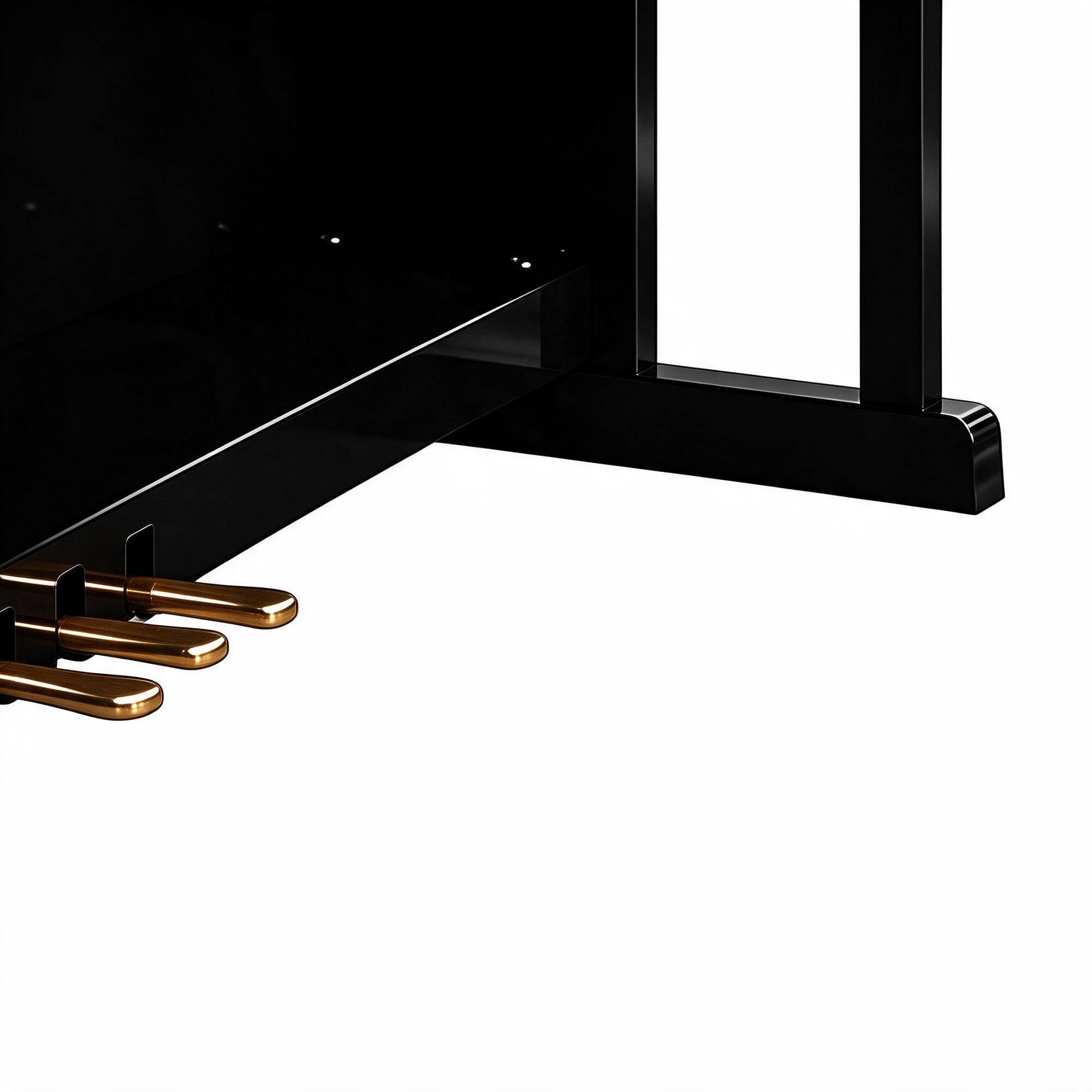 Heningway Black Upright Digital Piano 3D Model 3D Model