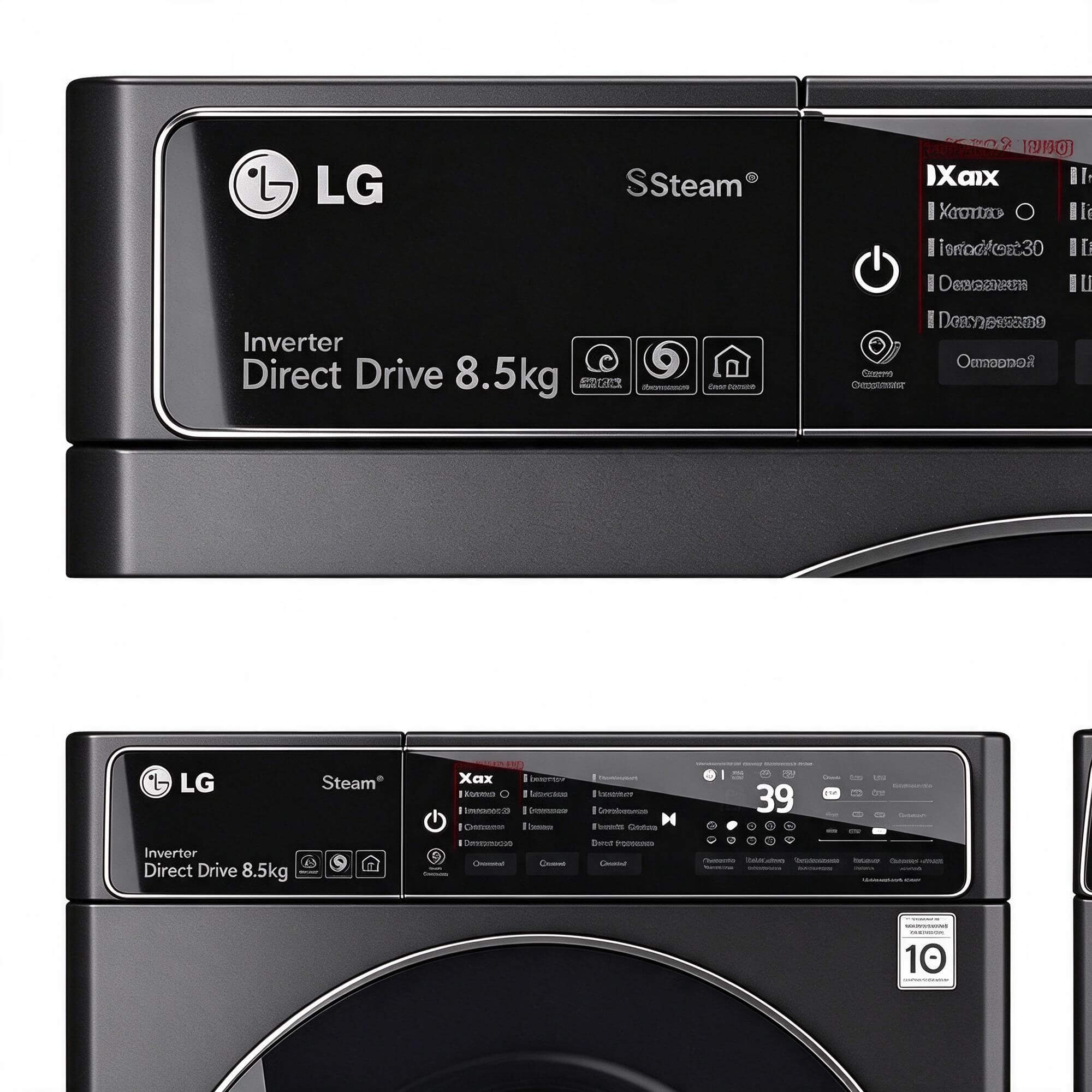 LG Direct Drive 8.5kg Steam Front Load Washing Machine 3D mo 3D Model