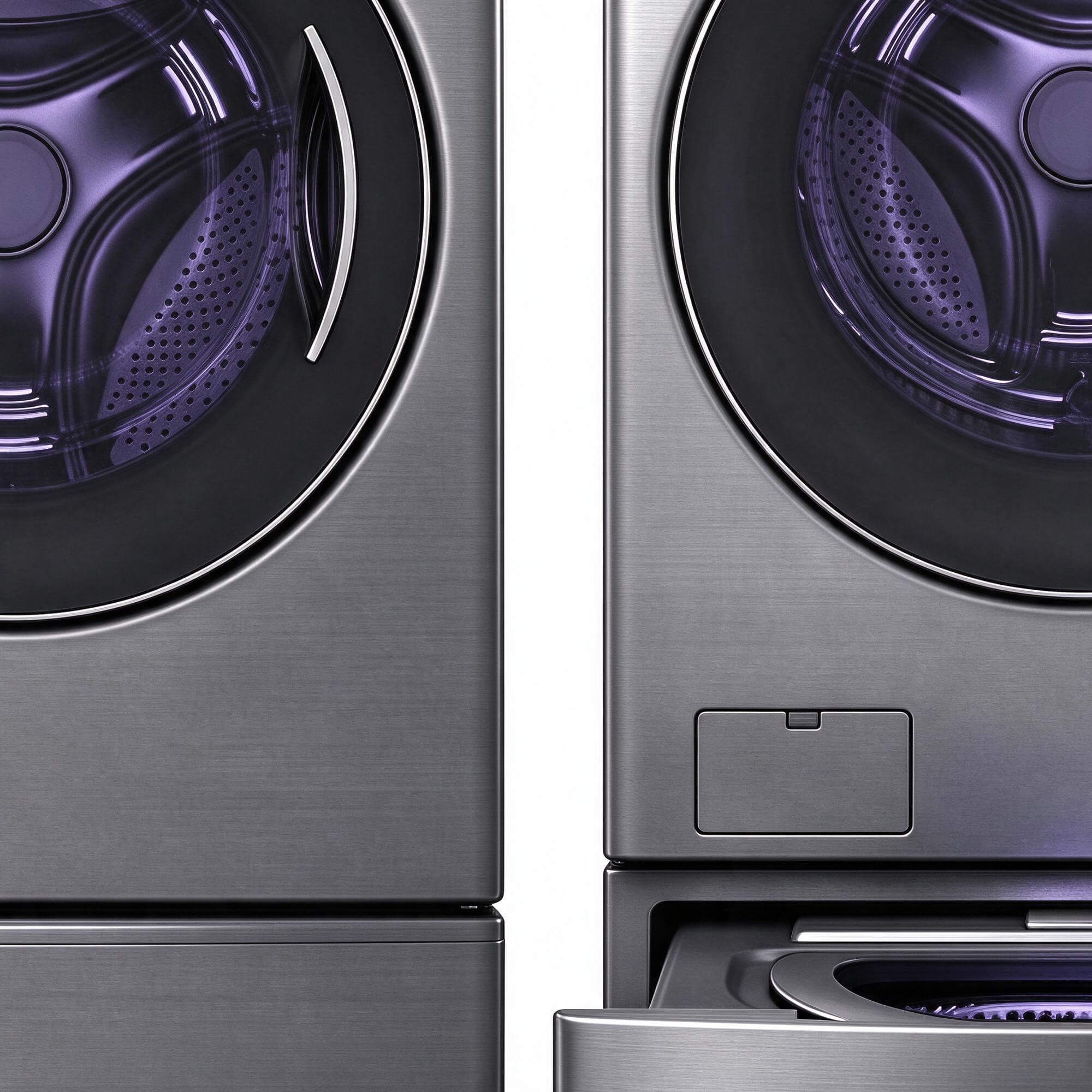LG Front Load Washing Machine with Twin Wash Pedestal 3D Mod 3D Model
