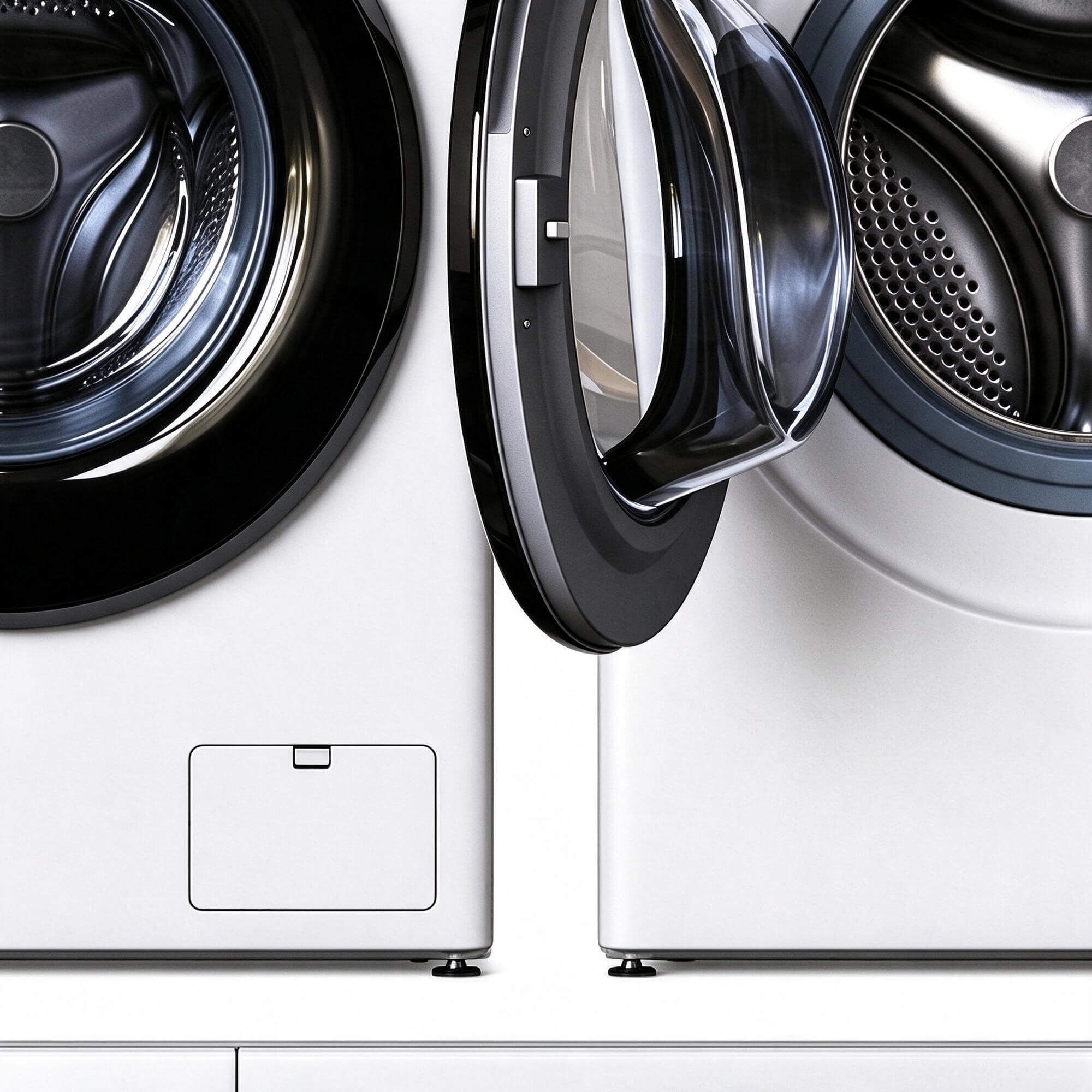 LG ThinQ Direct Drive 7kg Front Load Washing Machine 3D Mode 3D Model