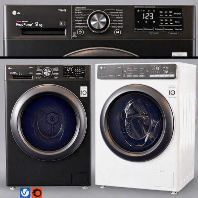 LG ThinQ Heat Pump 9kg Tumble Dryer