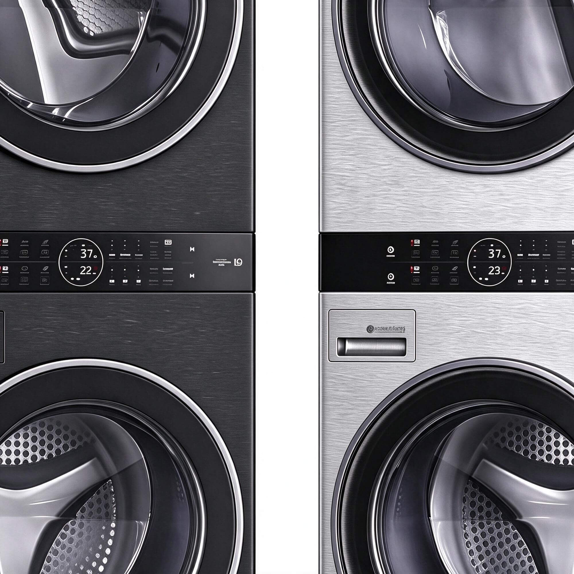 LG ThinQ Stacked Washer Dryer Tower 3D Model 3D Model