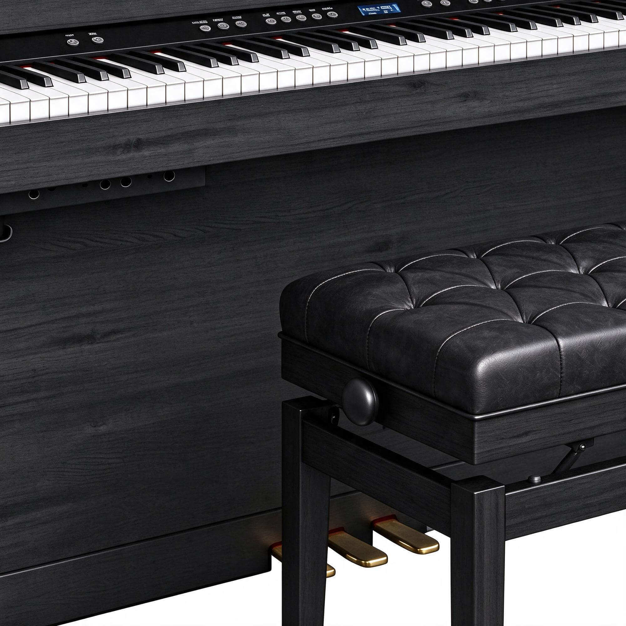 Rokard Upright Digital Piano with Bench 3D Model 3D Model