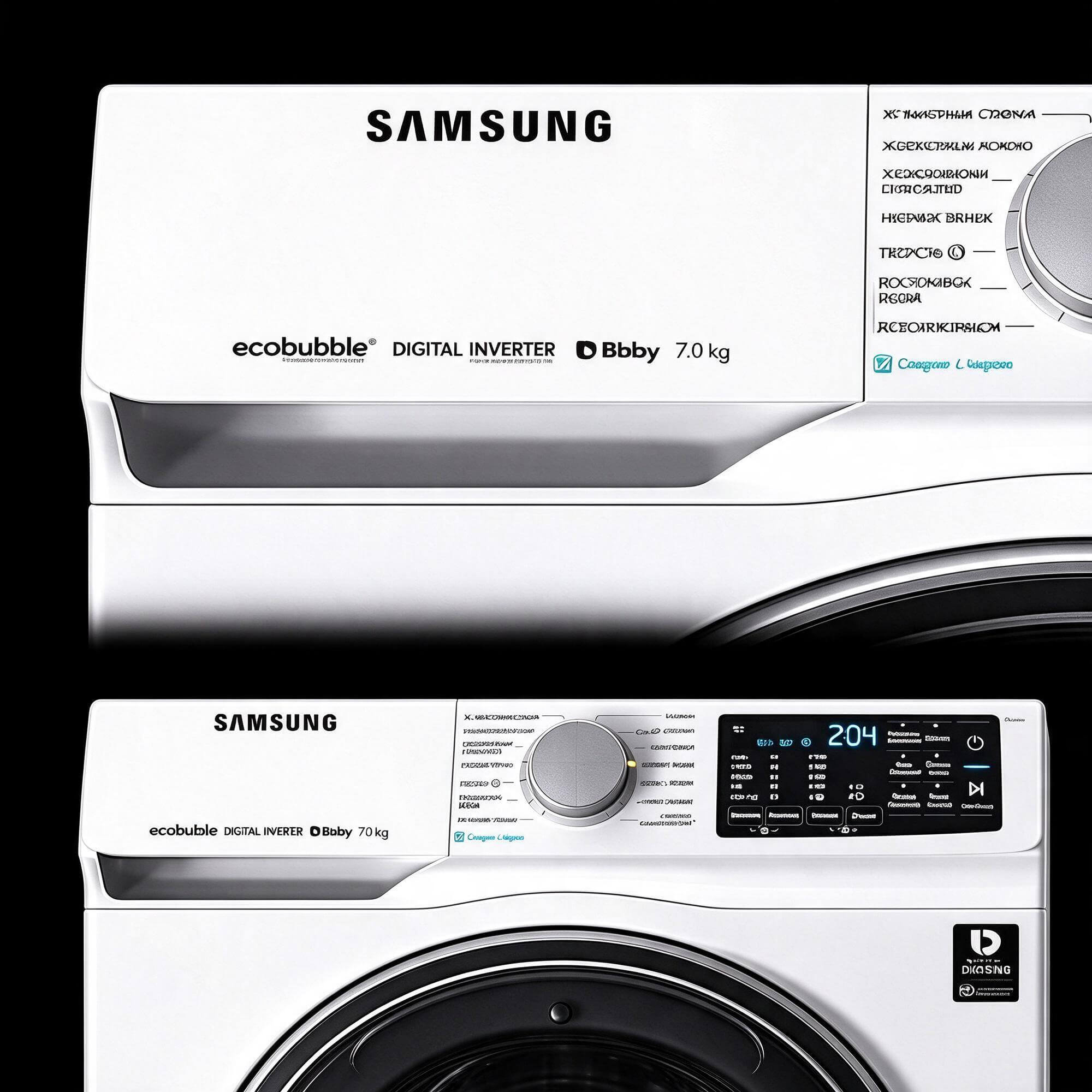 Samsung Ecobubble 7kg Front Load Washing Machine 3D Model