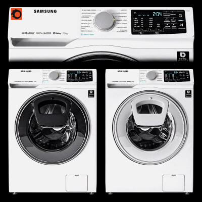 Samsung Ecobubble 7kg Front Load Washing Machine