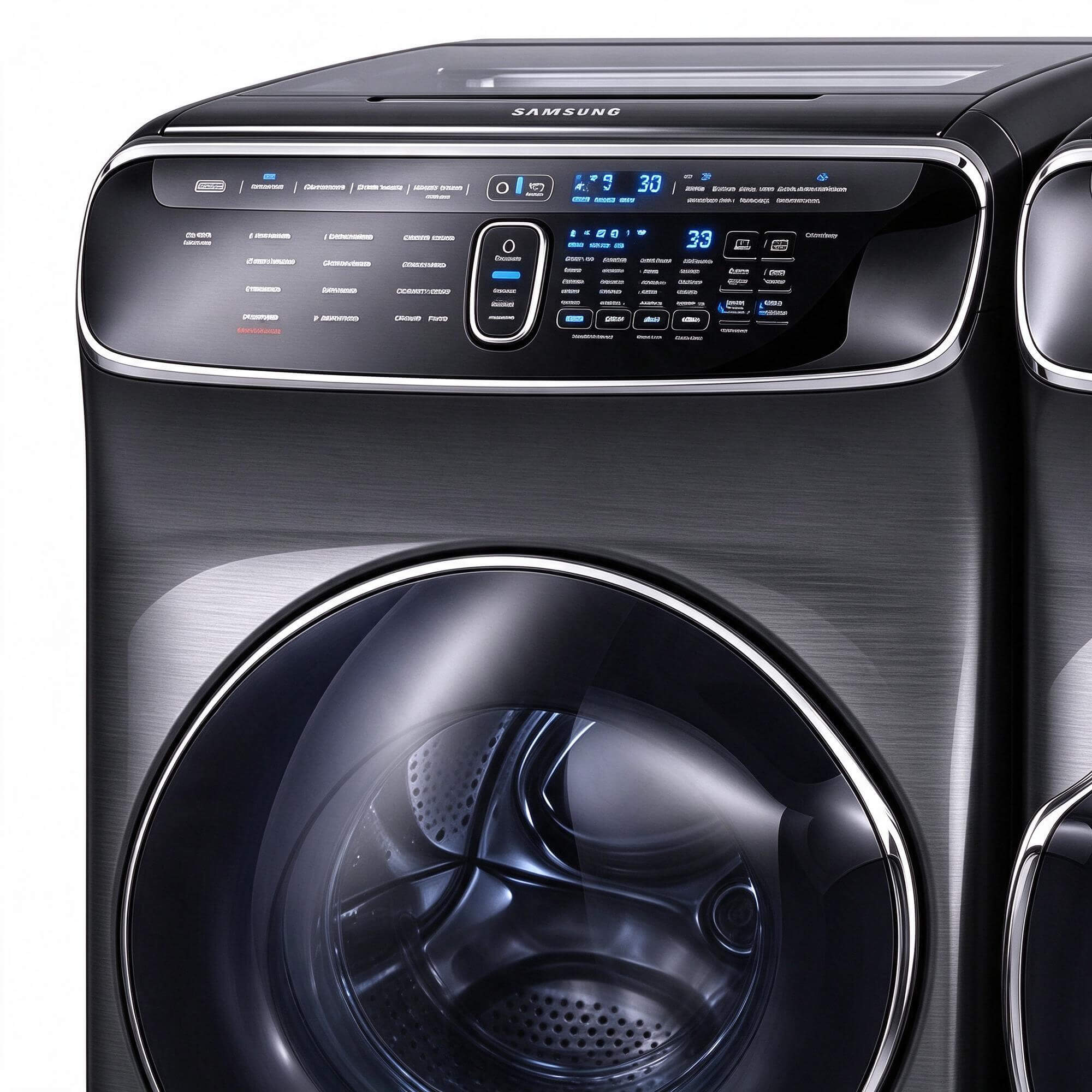 Samsung Front Load Washer and Dryer Pair 3D Model 3D Model