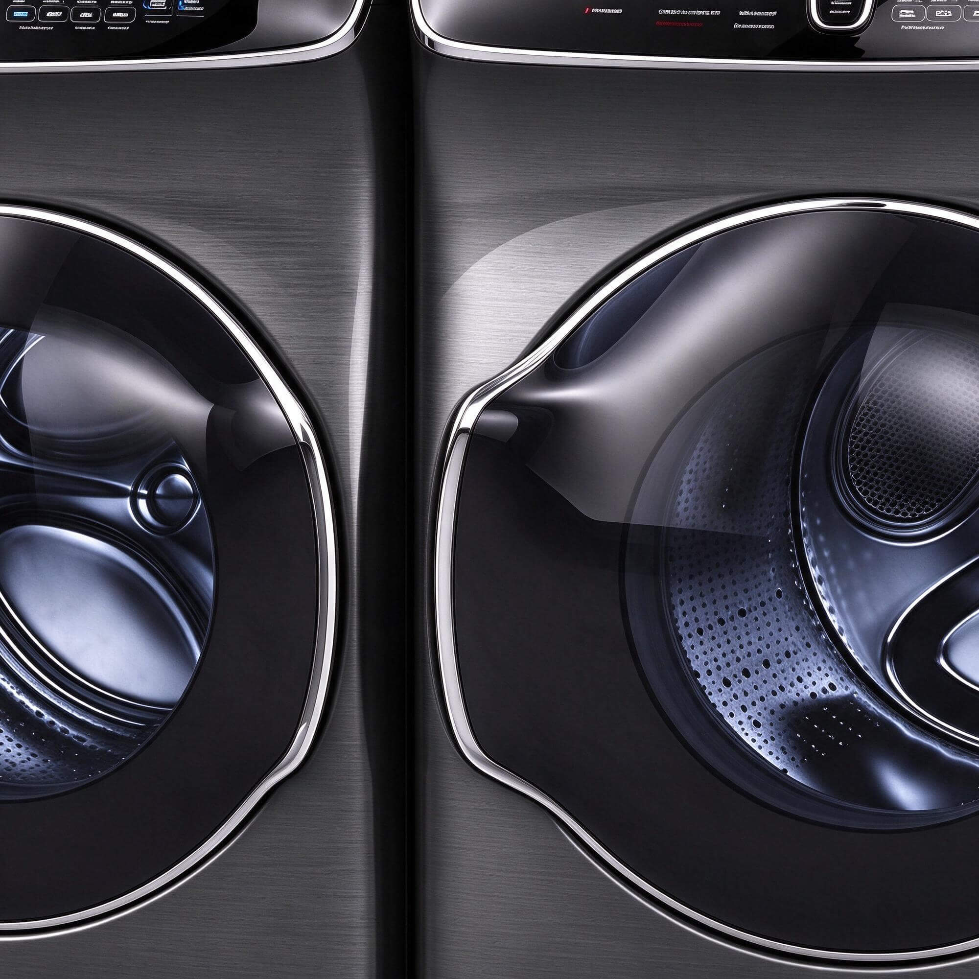 Samsung Front Load Washer and Dryer Pair 3D Model 3D Model