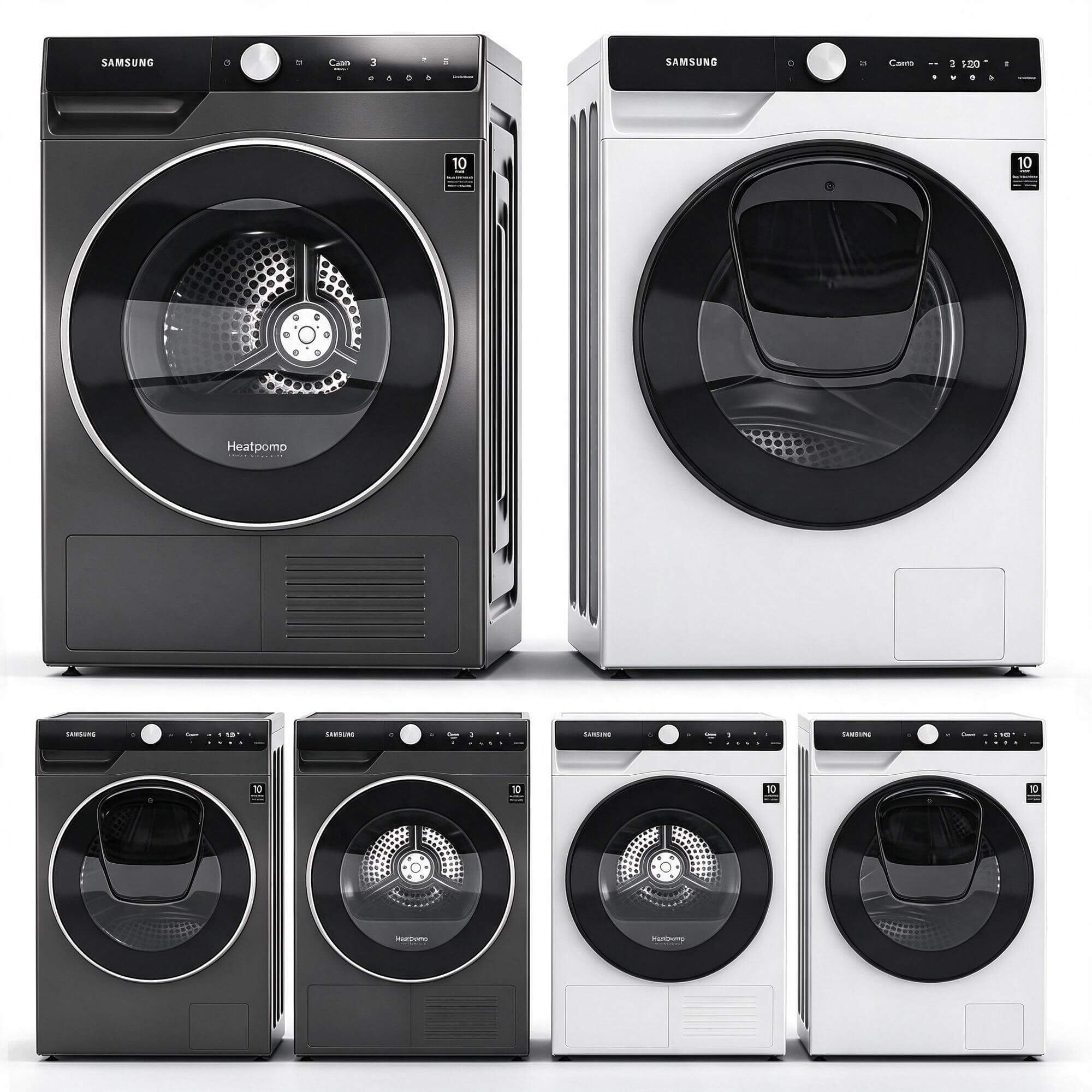Samsung Heat Pump Tumble Dryer Collection 3D Model