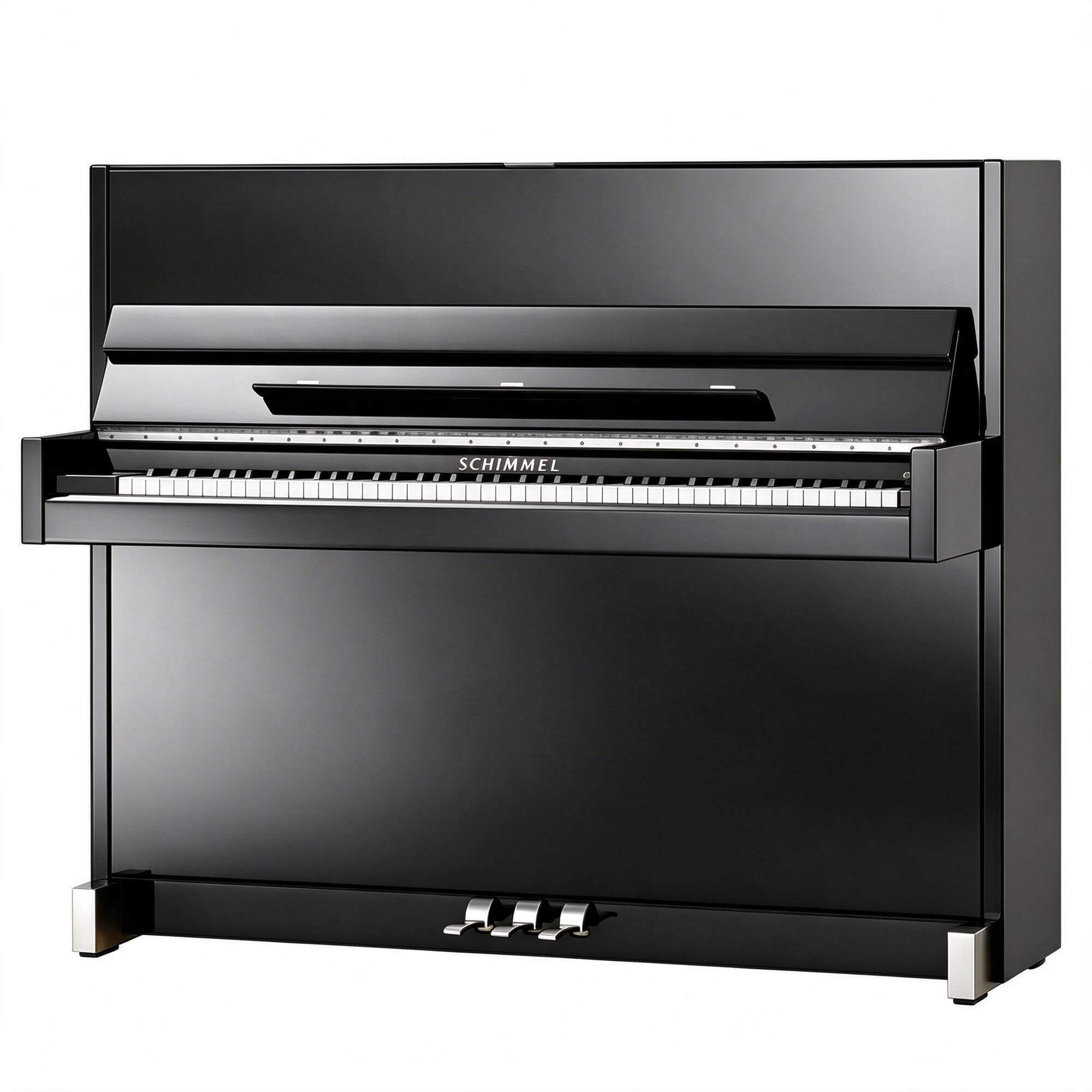 SCHIMMEL Black Upright Acoustic Piano 3D Model 3D Model