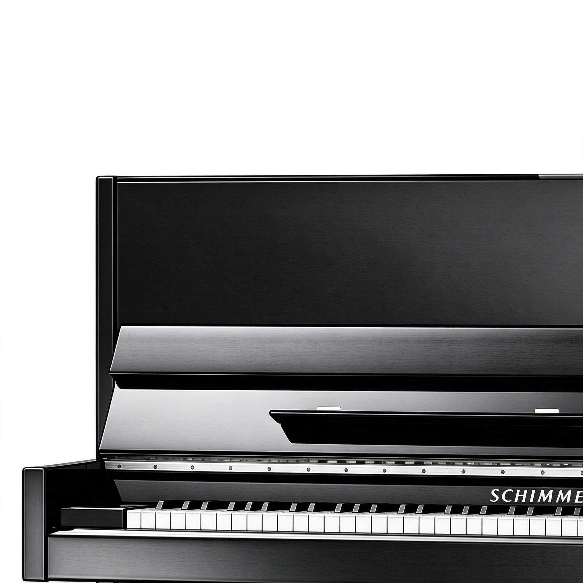 SCHIMMEL Black Upright Acoustic Piano 3D Model 3D Model