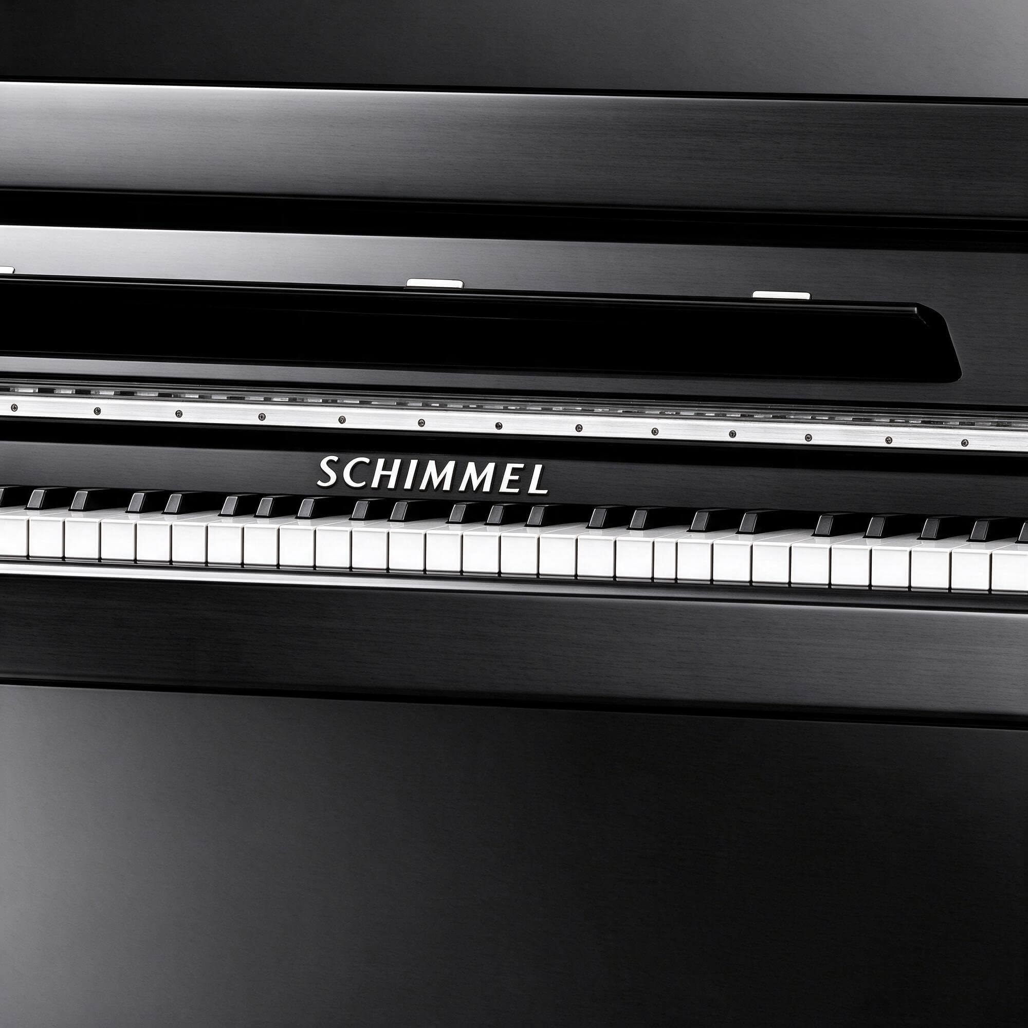 SCHIMMEL Black Upright Acoustic Piano 3D Model 3D Model