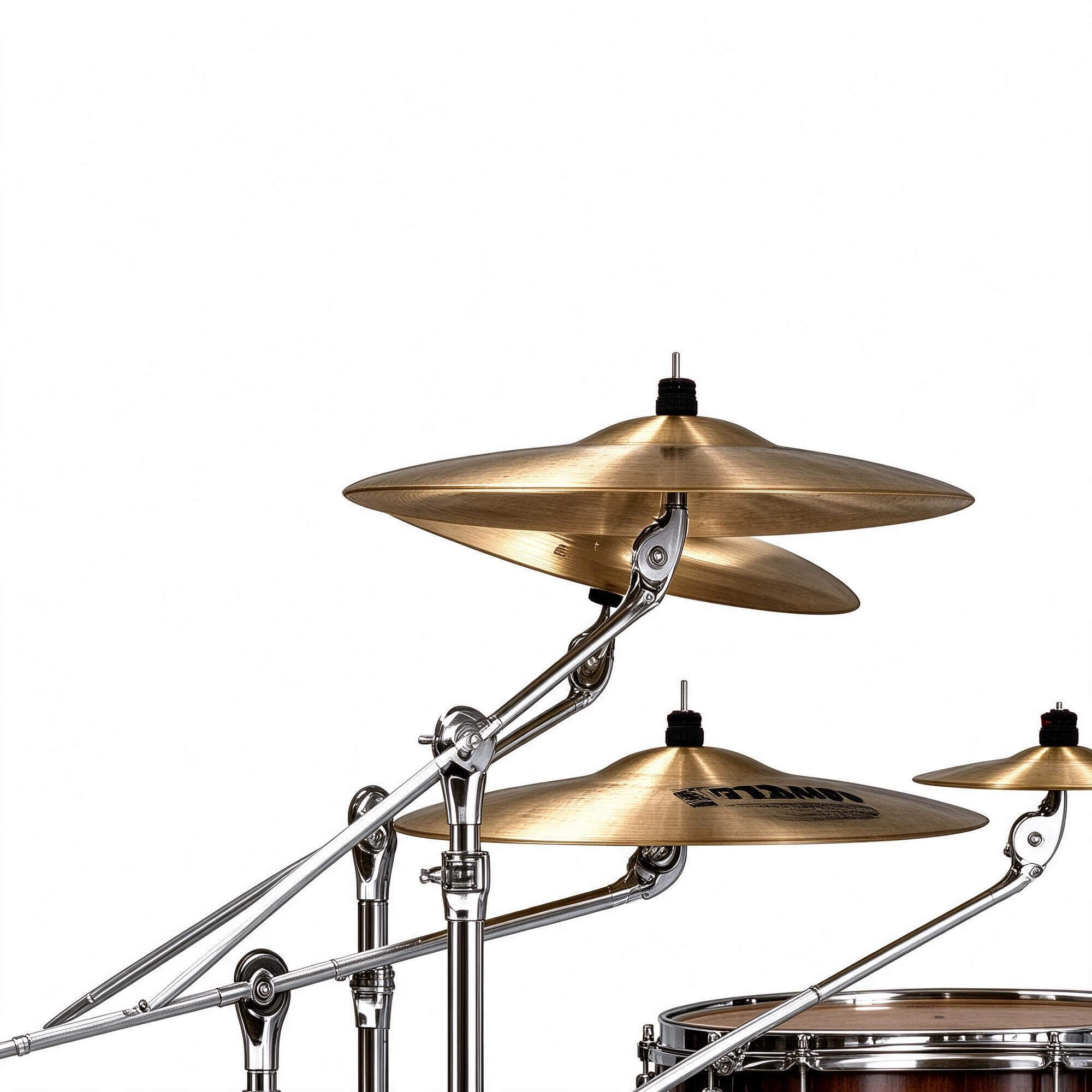 TAMA White Acoustic Drum Kit 3D Model 3D Model