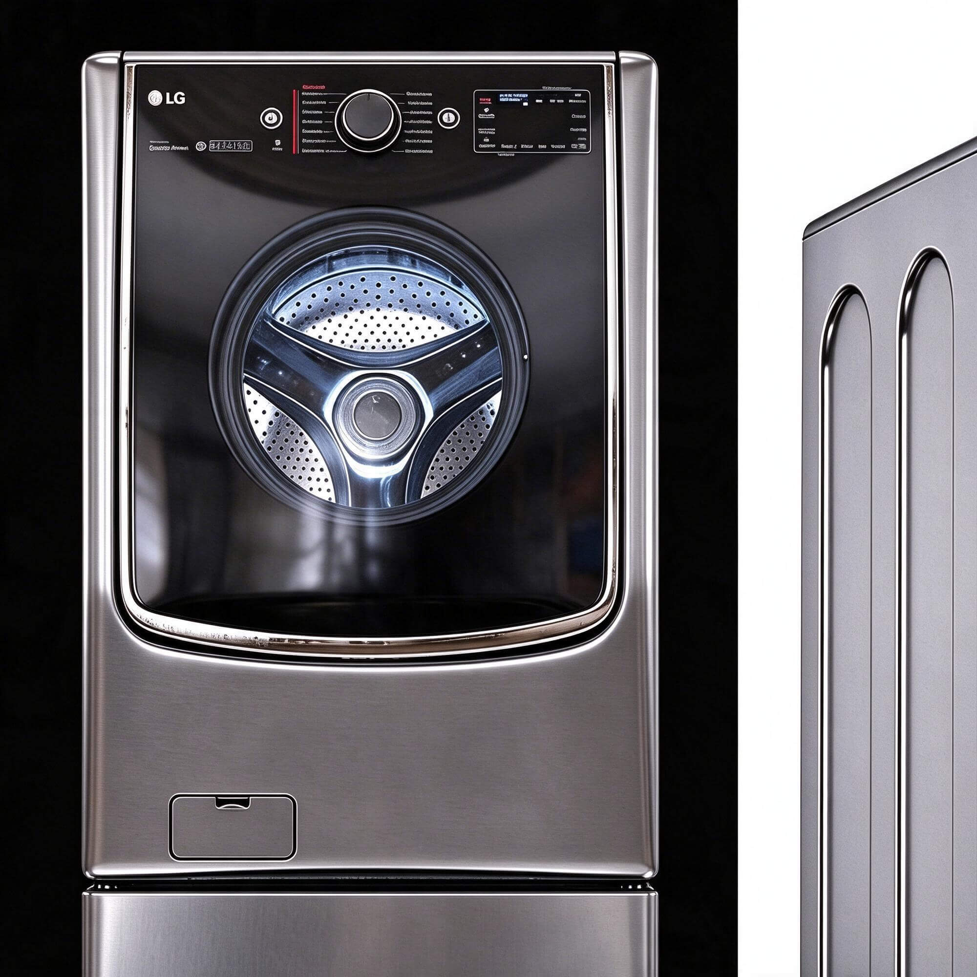 Lg Directdrive8.5Kgsteamfrontloadwashingmachine3Dmodel 3D Model