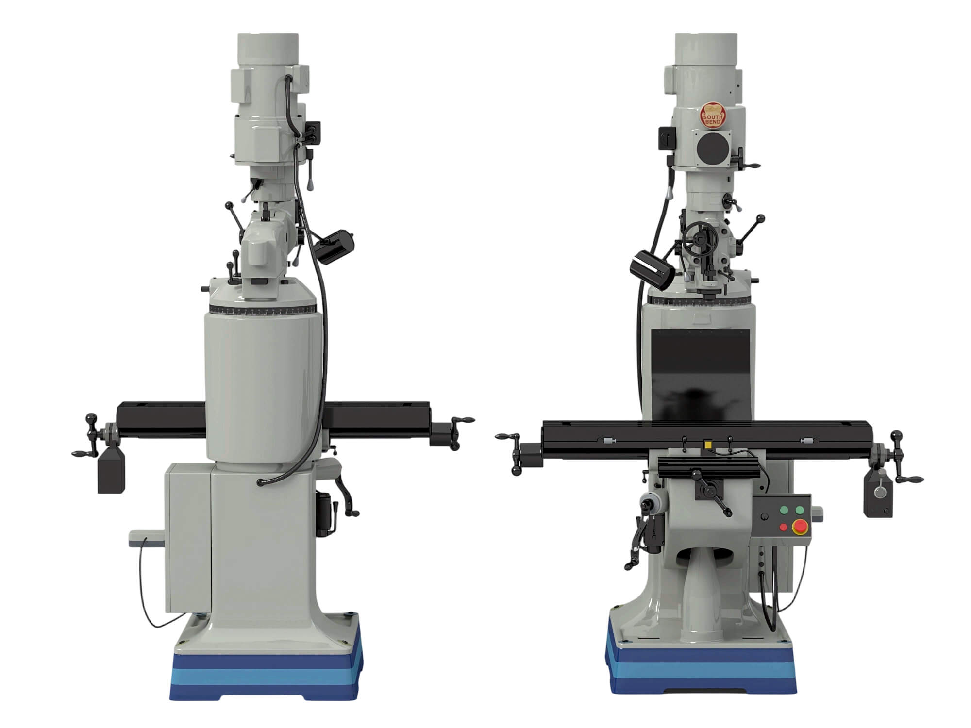 Vertical Milling Machine 3D Model 3D Model