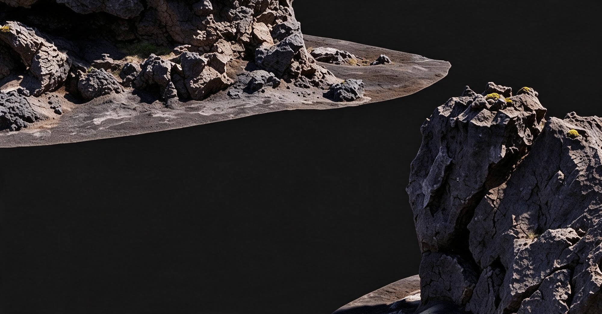 Volcanic Tuff Rock Outcrop Pack 3D Model 3D Model