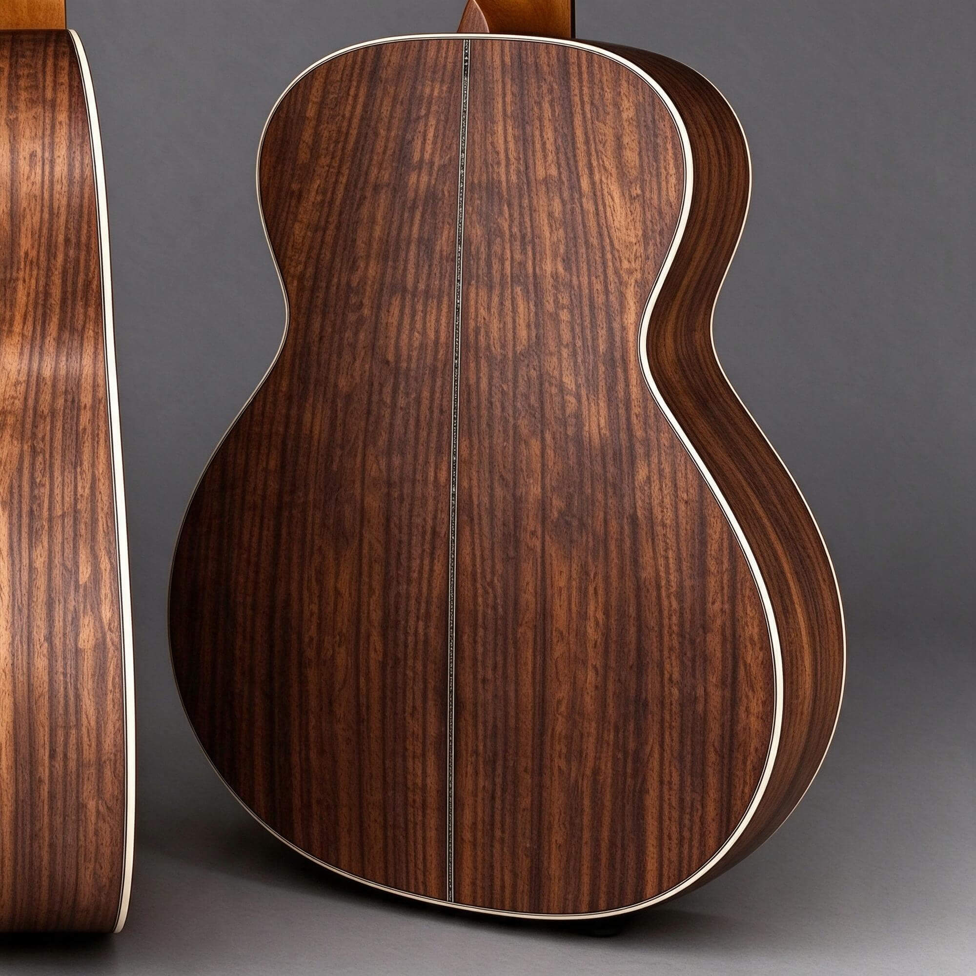 Wooden Acoustic Guitar 3 Views 3D Model 3D Model