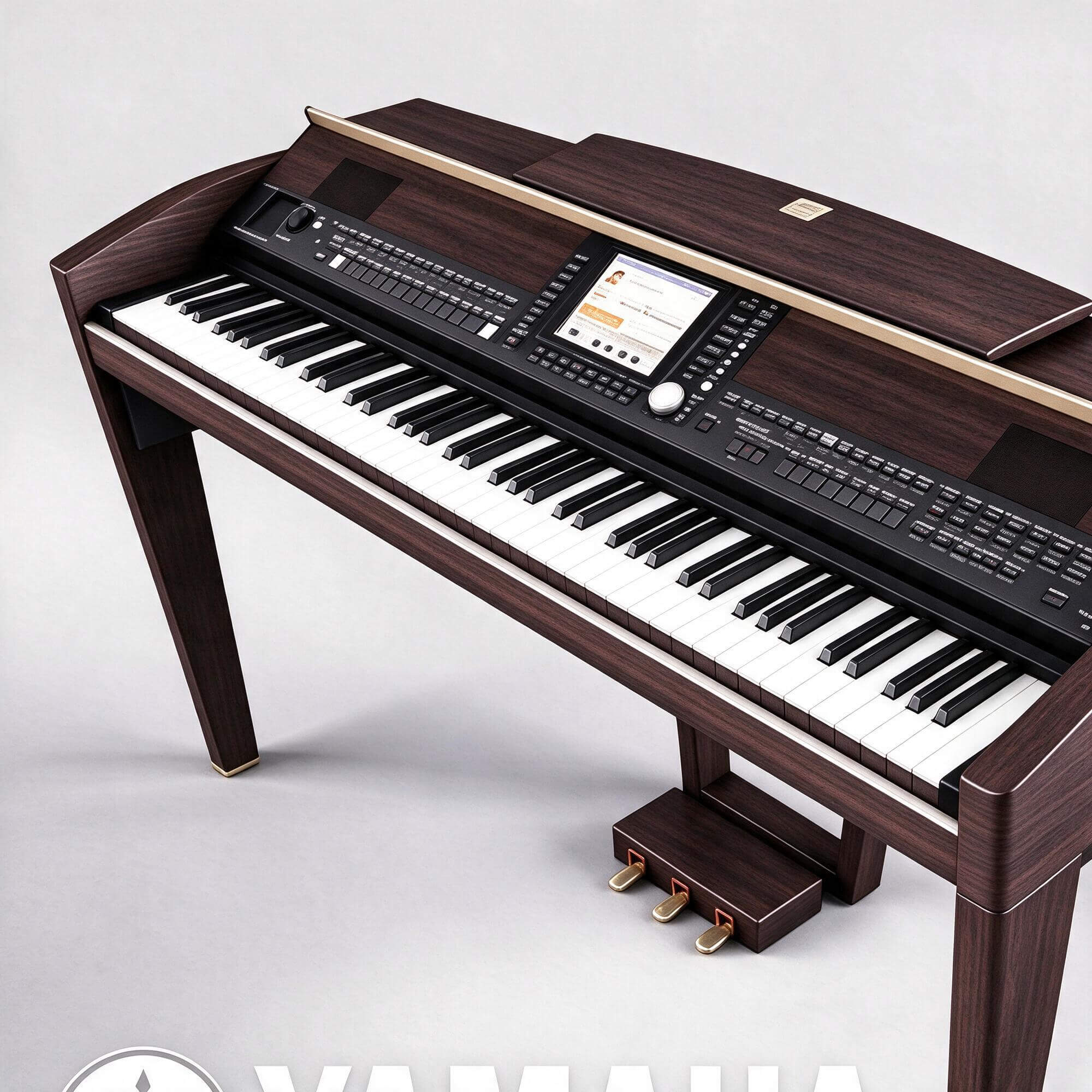 Yamaha Clavinova CPV 509 Digital Piano Multi View 3d Model 3D Model