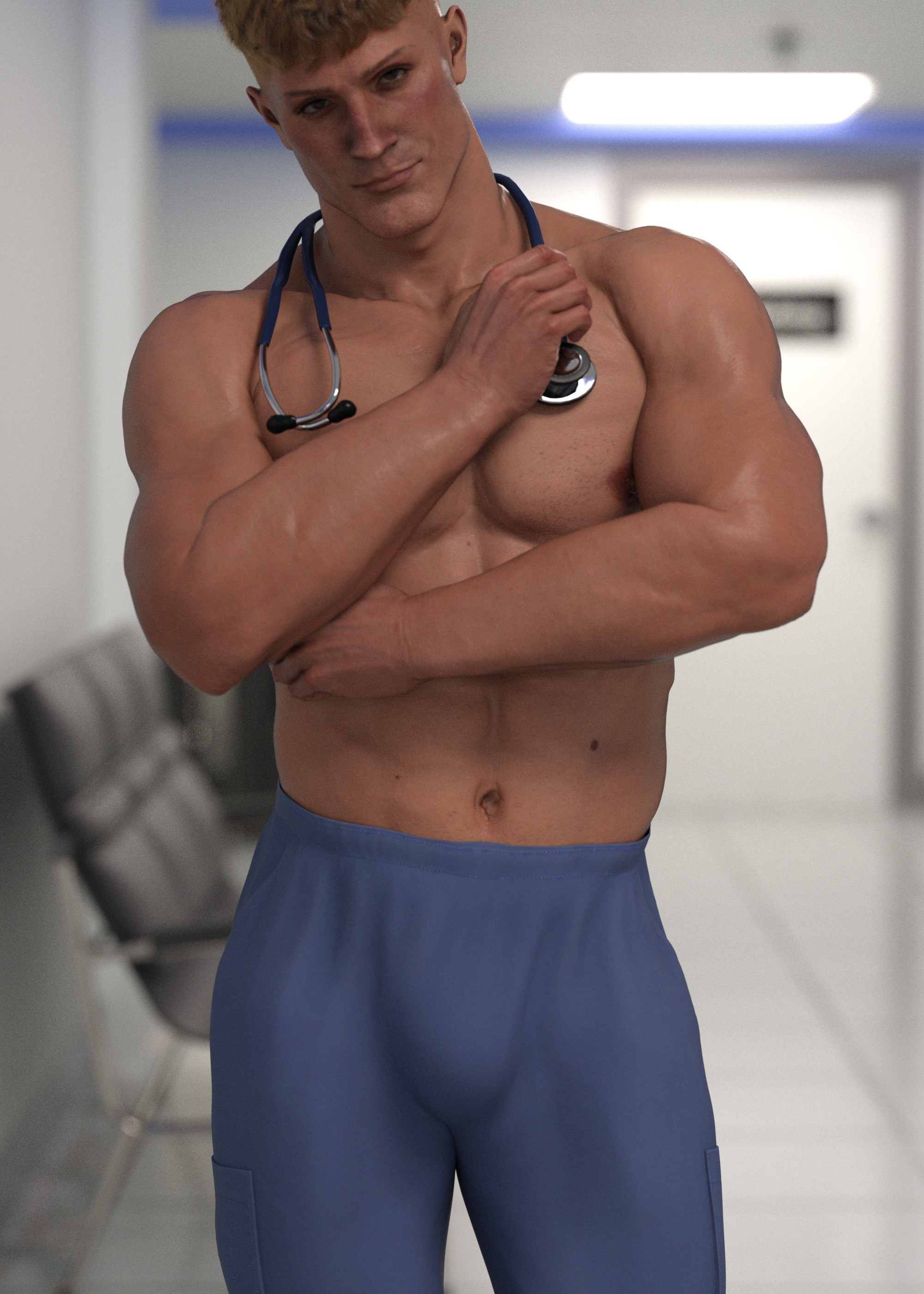 Dr. Feelgood 3D Render, Digital Artwork by sb1978