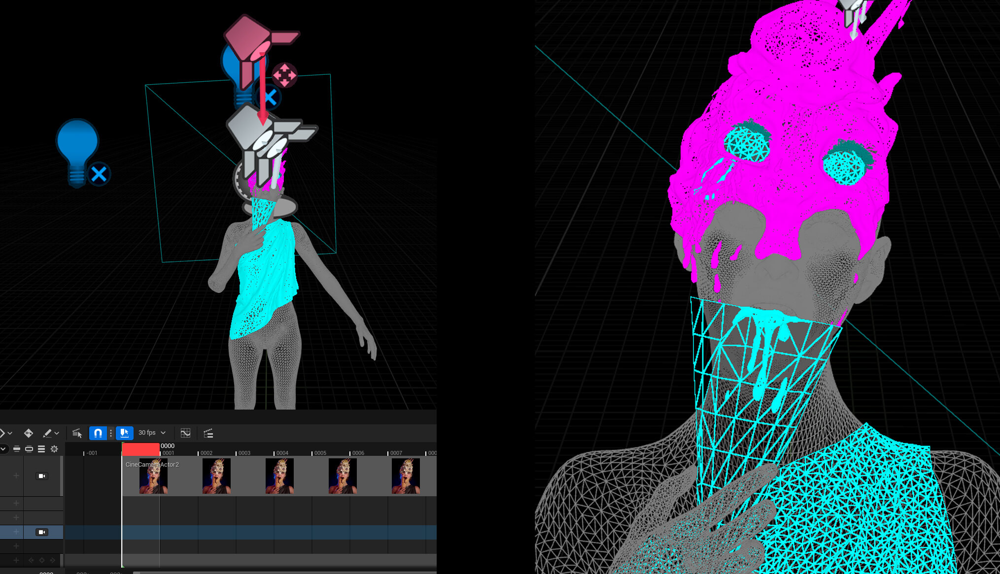 Brain Freeze 3D Render, Digital Artwork by scifier