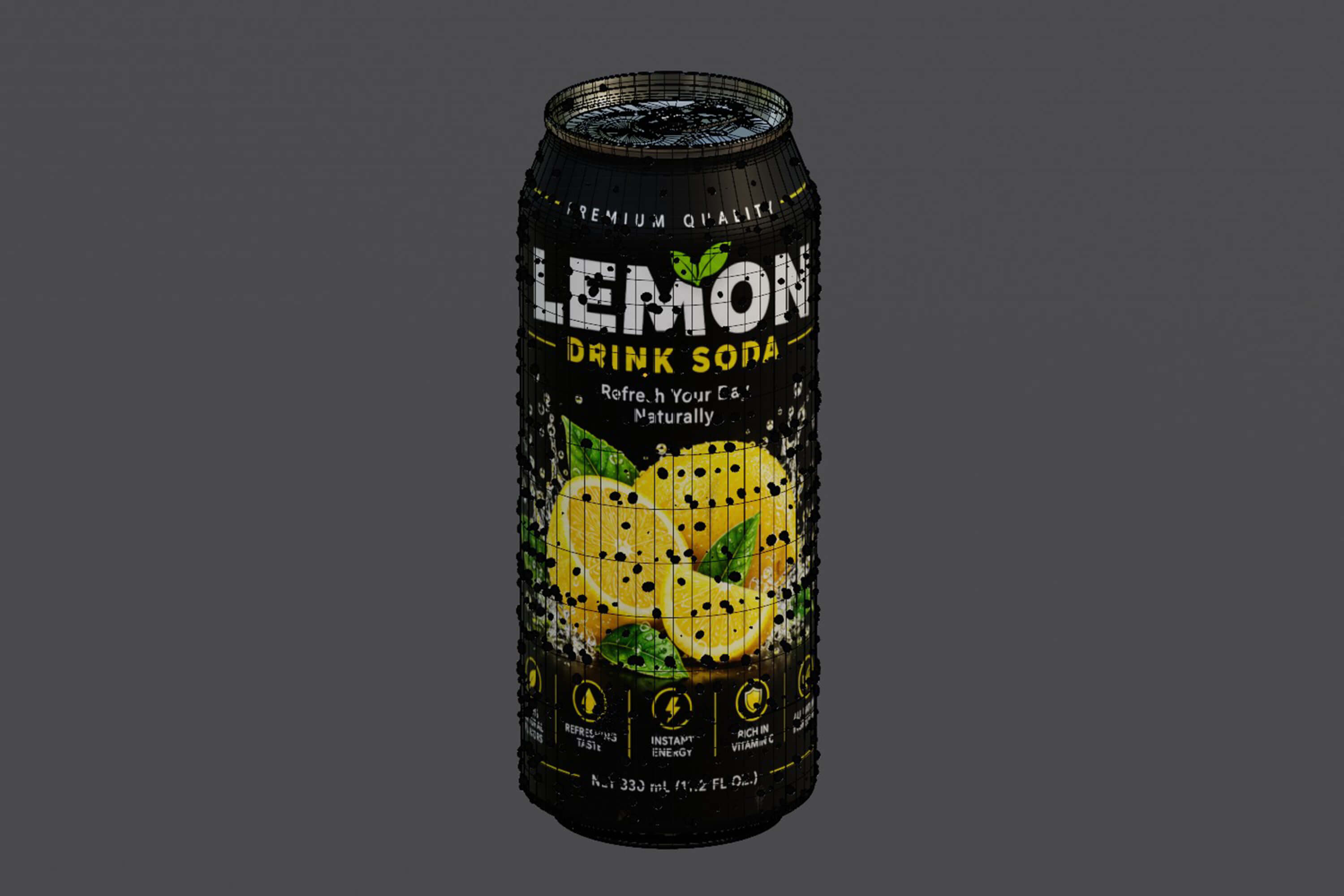 Aluminum Soda Can 3D Model