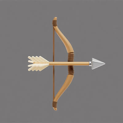 Archery Bow and Arrows
