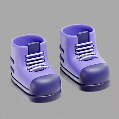 Baby Shoes Realistic