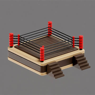 Boxing Ring Realistic